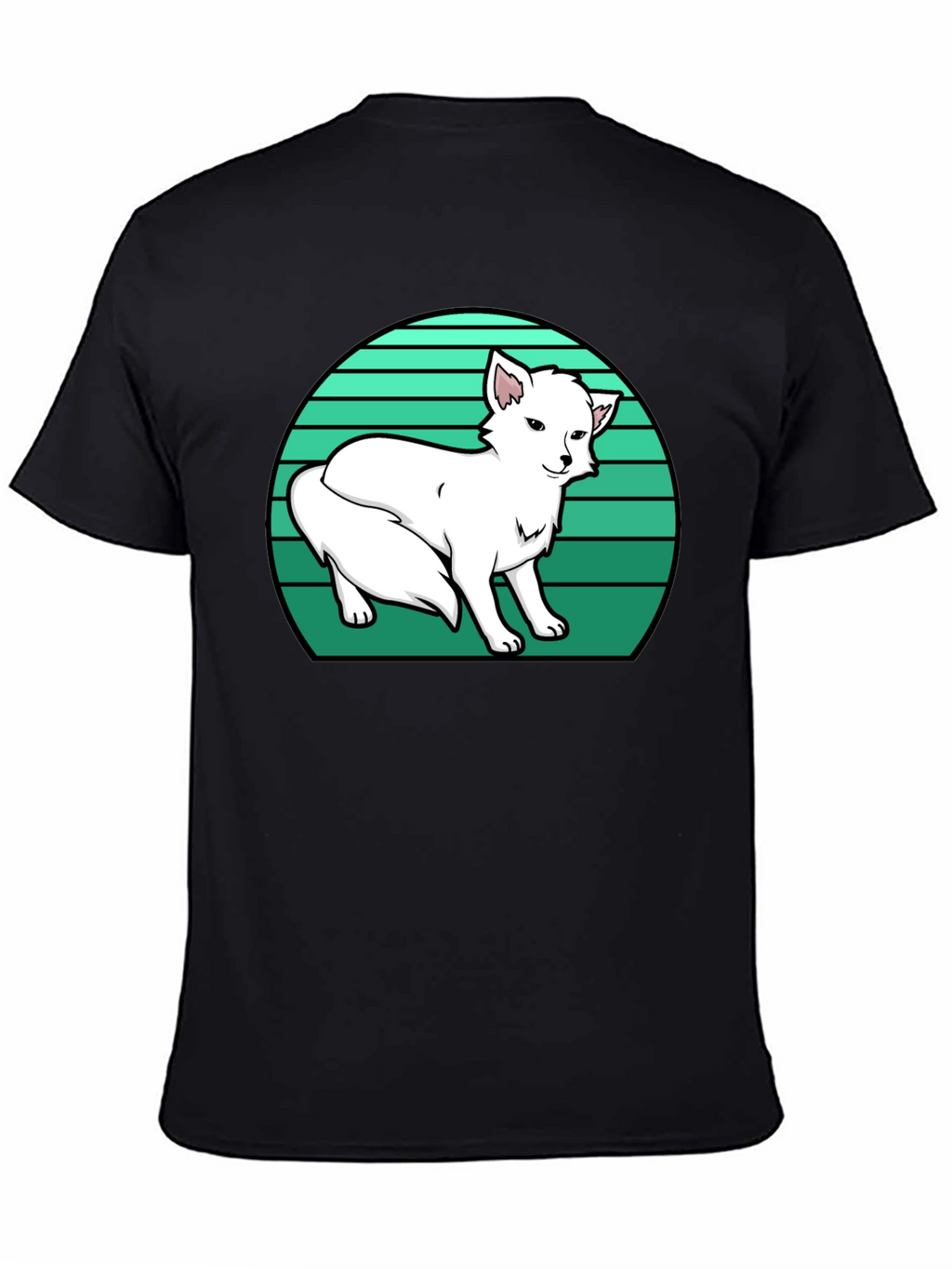 Arctic Fox T-Shirt - Retro Style Design