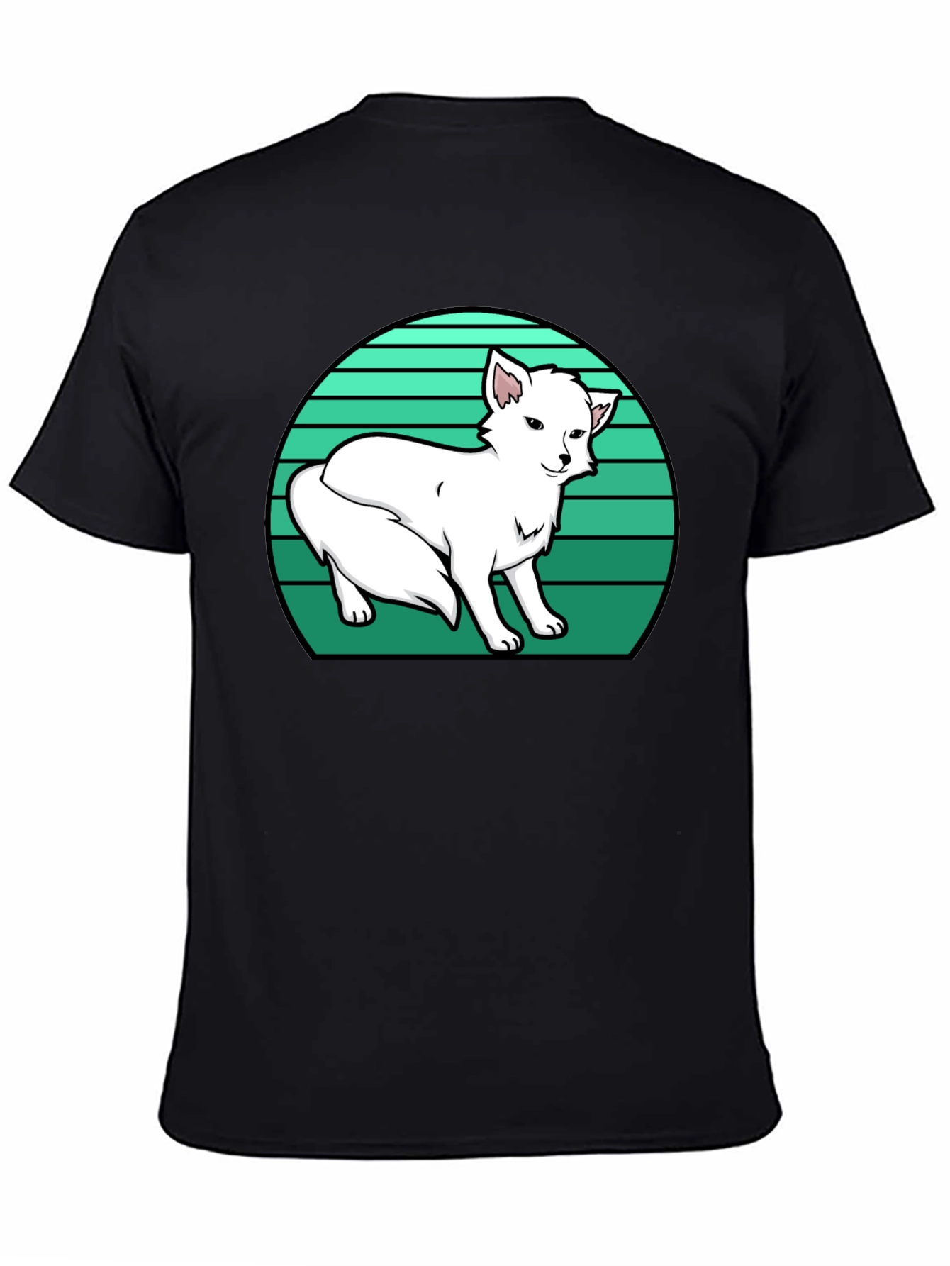 Arctic Fox T-Shirt - Retro Style Design