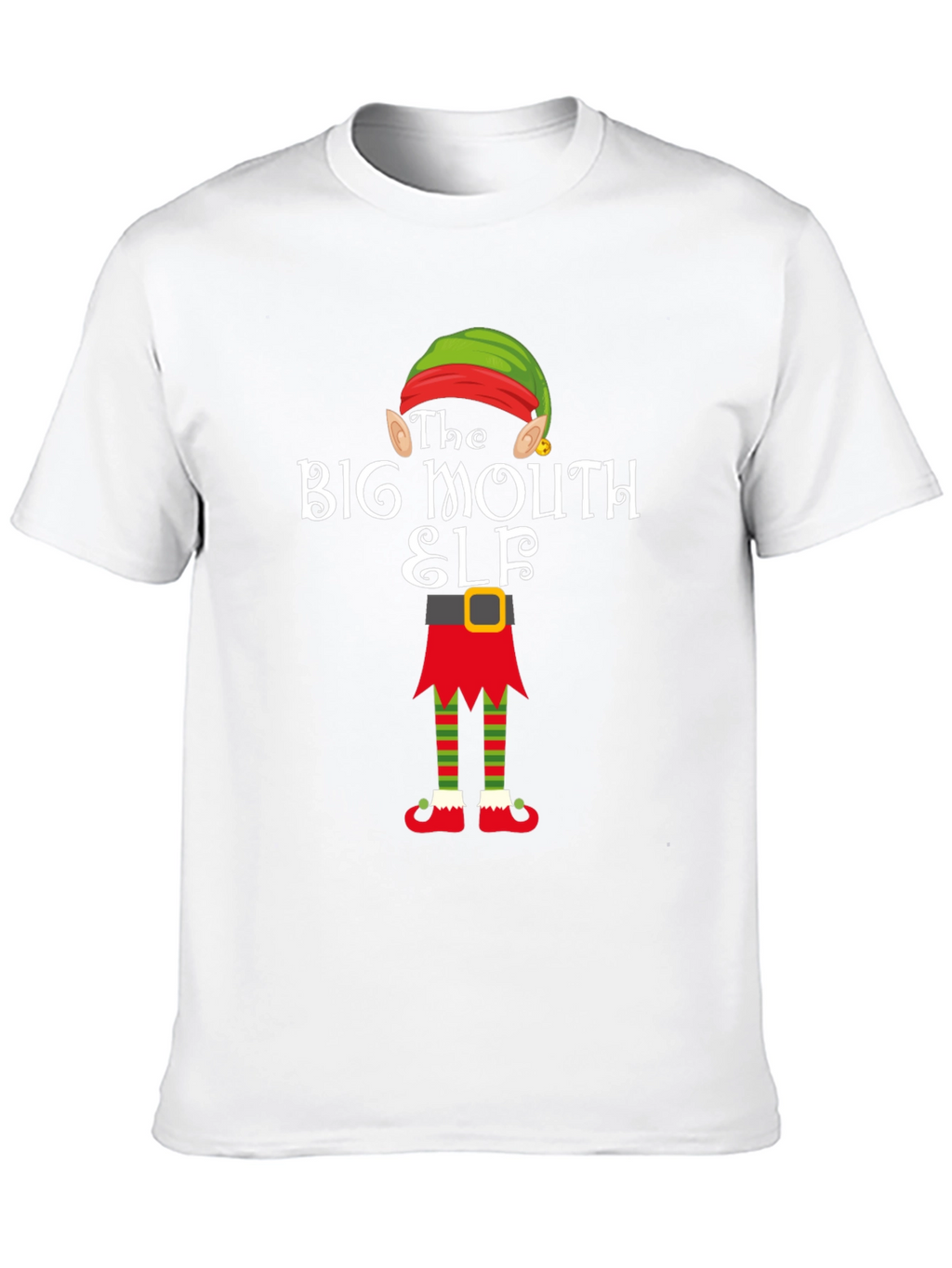 Big Mouth Elf T-Shirt - Holiday Fun!