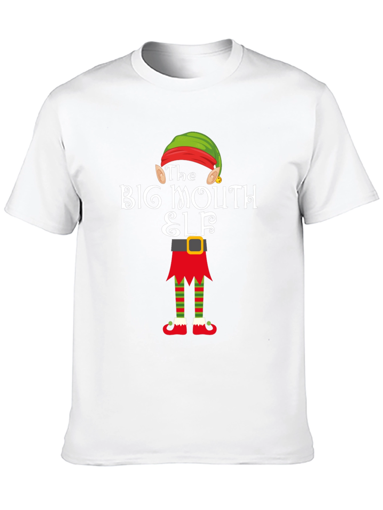 Big Mouth Elf T-Shirt - Holiday Fun!