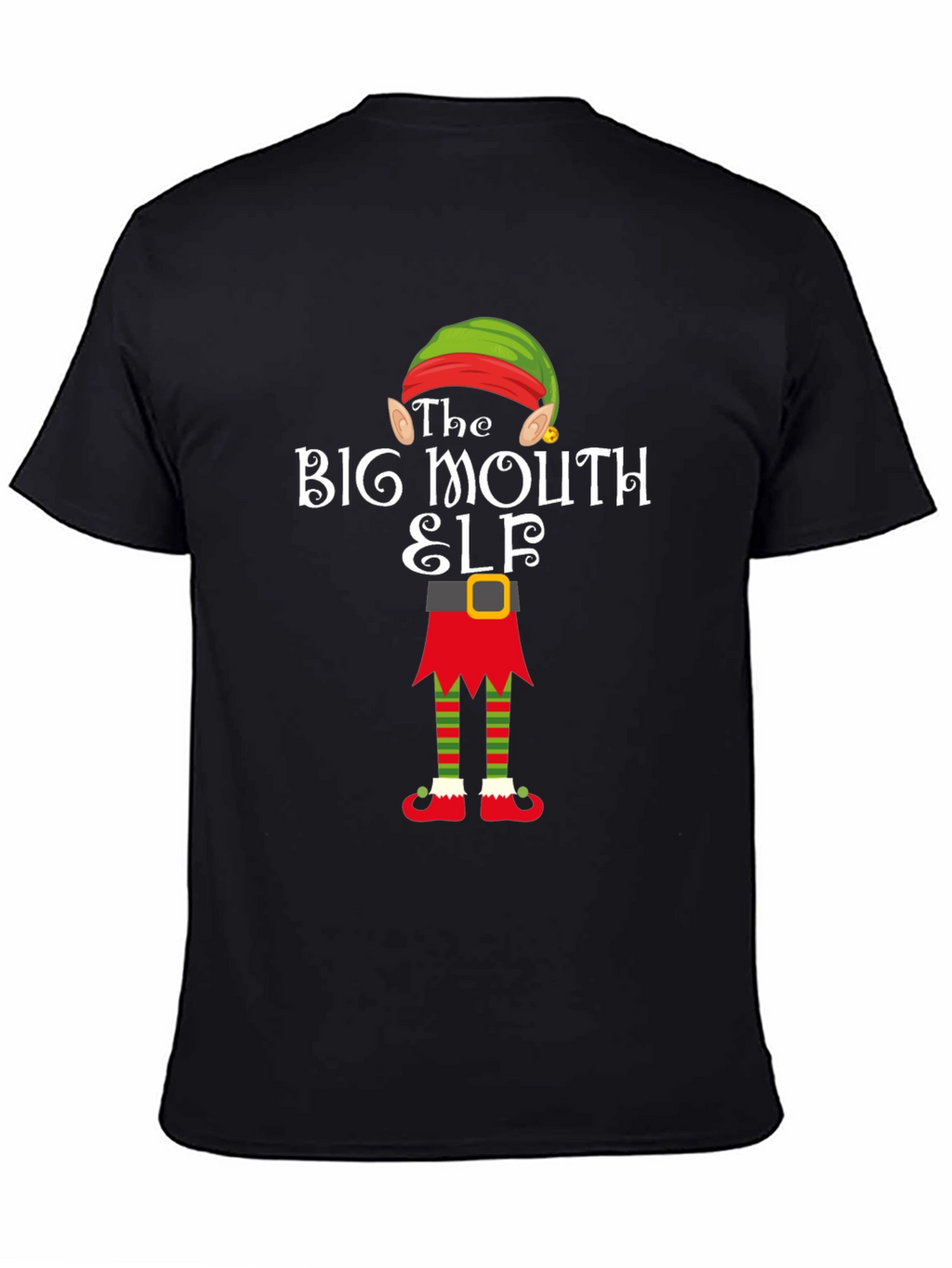 Big Mouth Elf T-Shirt - Holiday Fun!