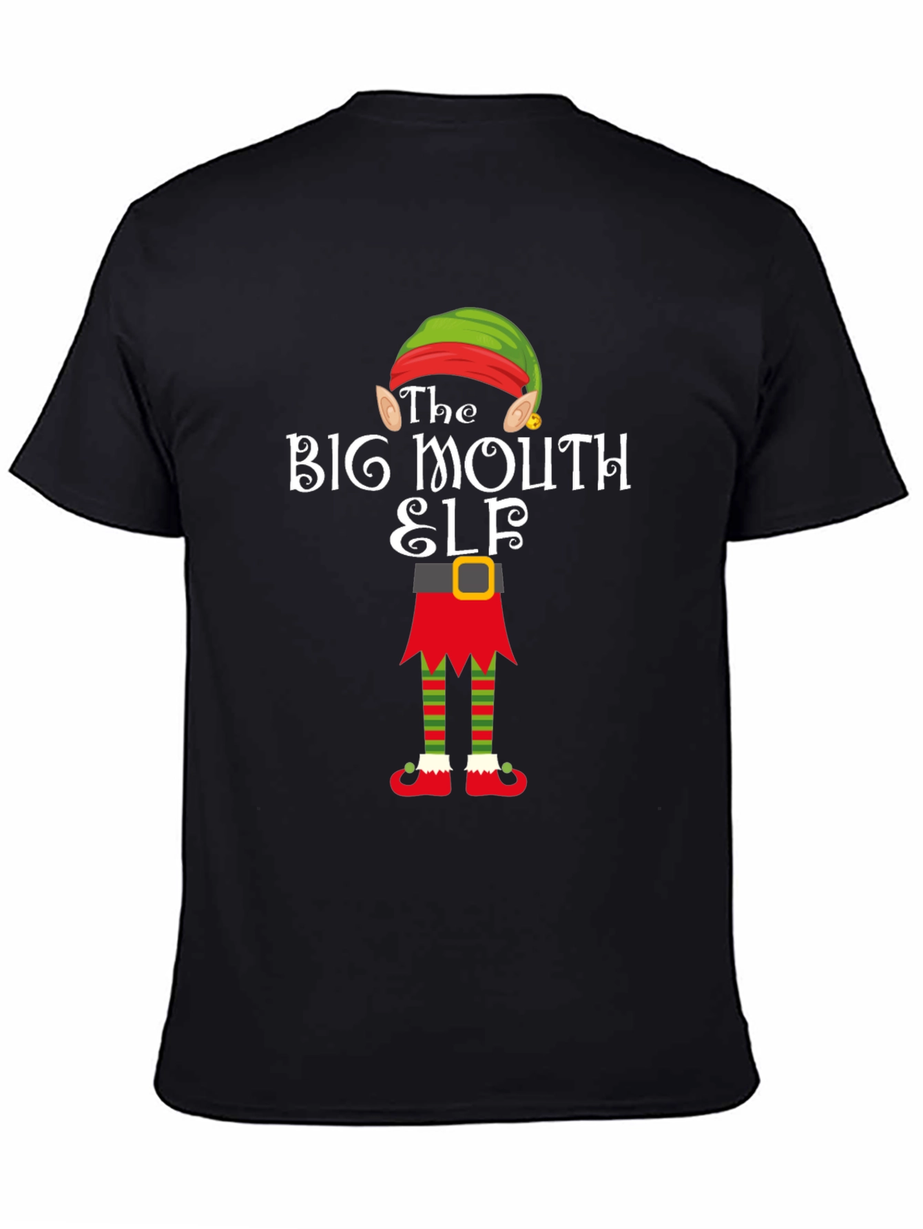 Big Mouth Elf T-Shirt - Holiday Fun!