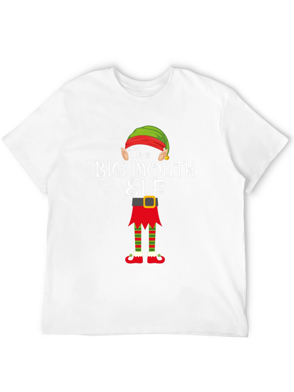 Big Mouth Elf T-Shirt - Holiday Fun!