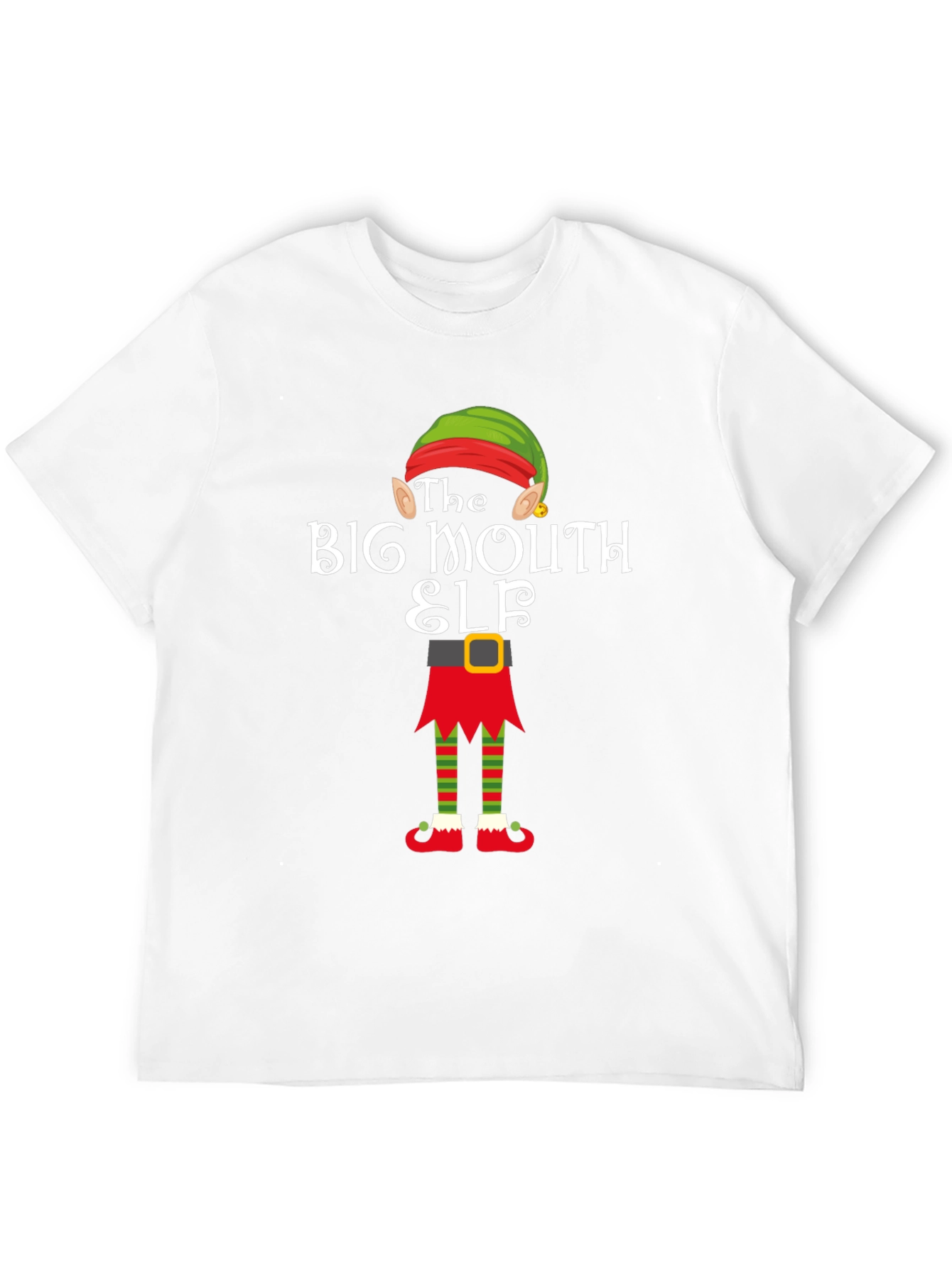 Big Mouth Elf T-Shirt - Holiday Fun!