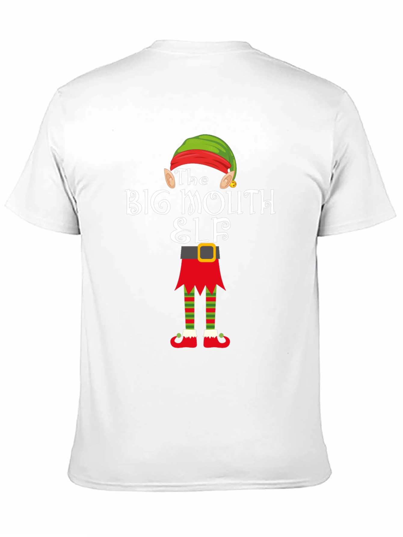 Big Mouth Elf T-Shirt - Holiday Fun!