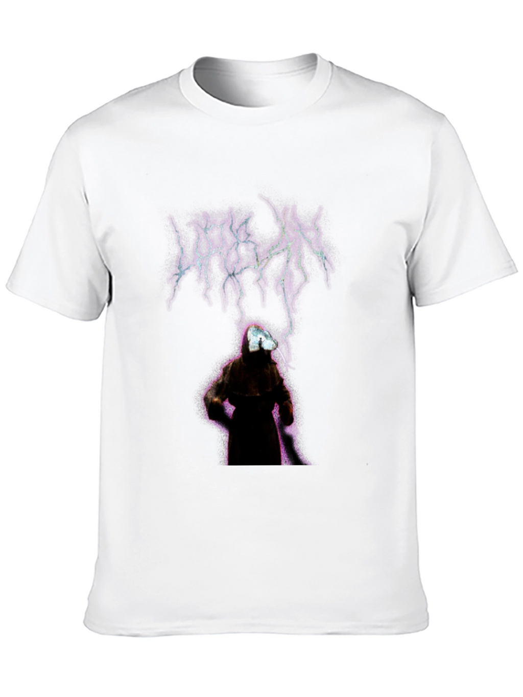Urban Black Graphic Tee - Mystic Figure