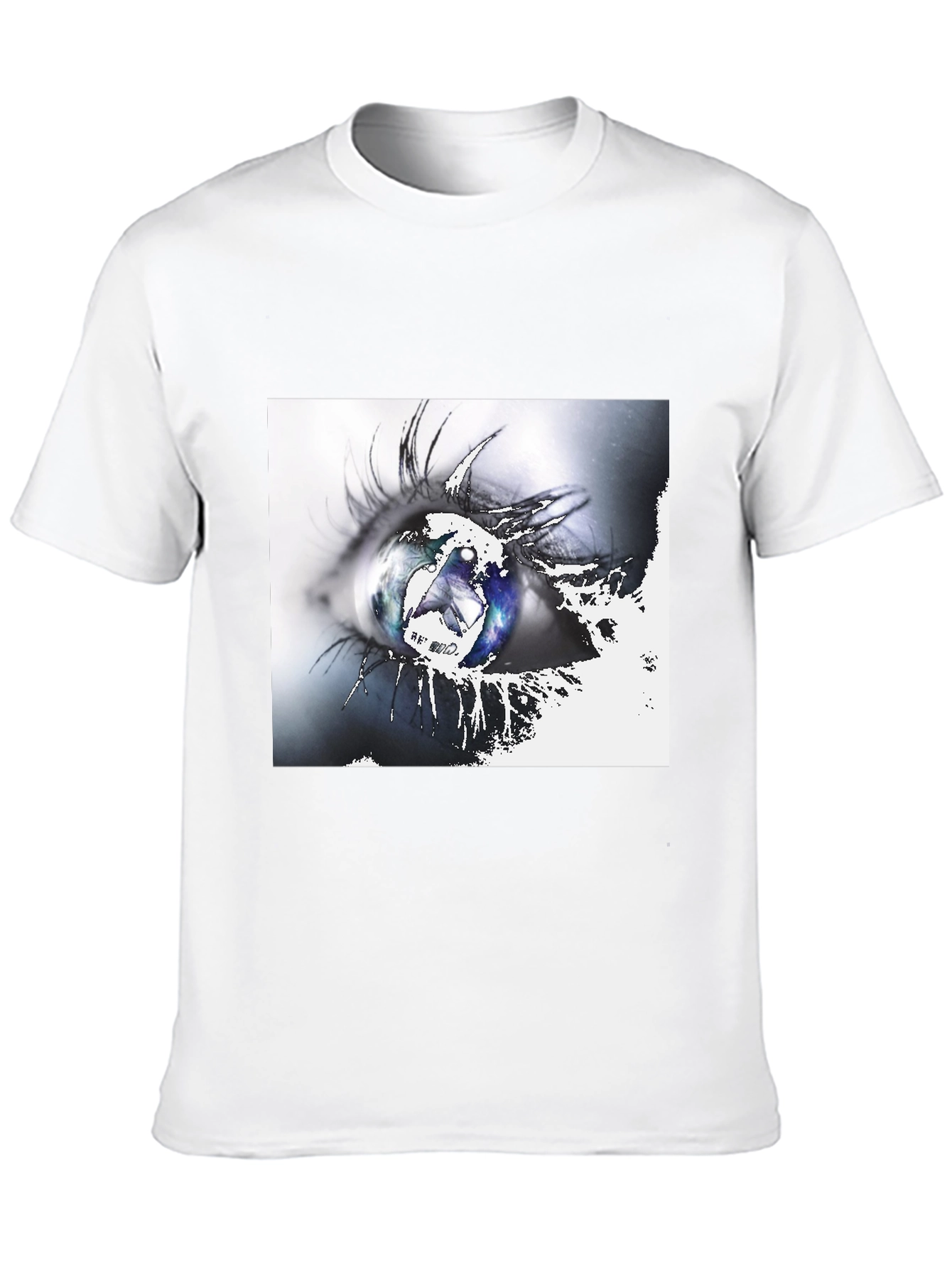 Eye See Galaxy Graphic Tee - Black Cotton T-Shirt