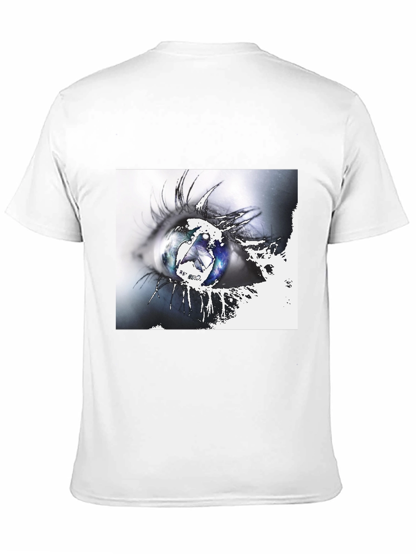 Eye See Galaxy Graphic Tee - Black Cotton T-Shirt