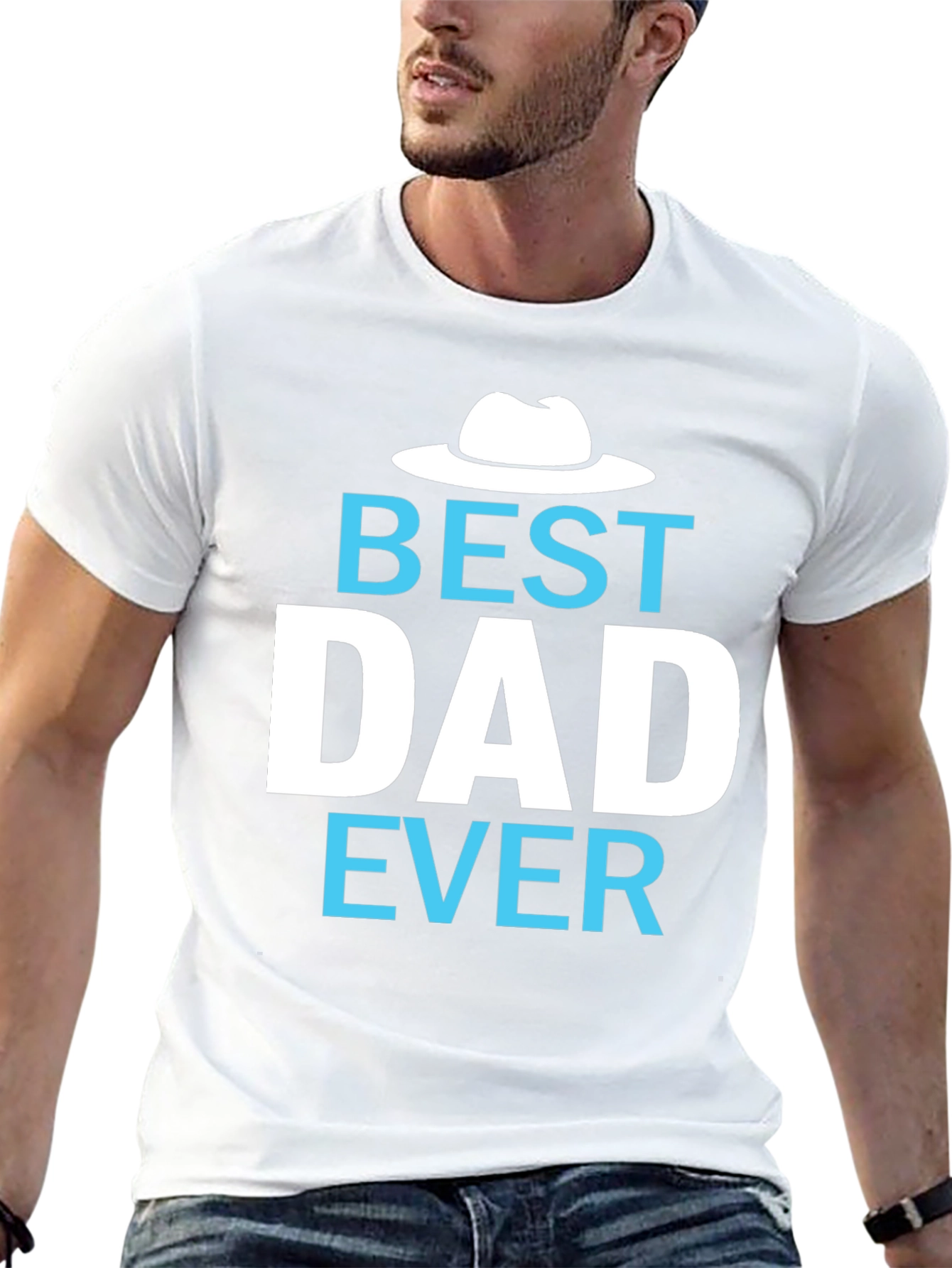 Best Dad Ever Graphic Tee - Fathers Day Gift