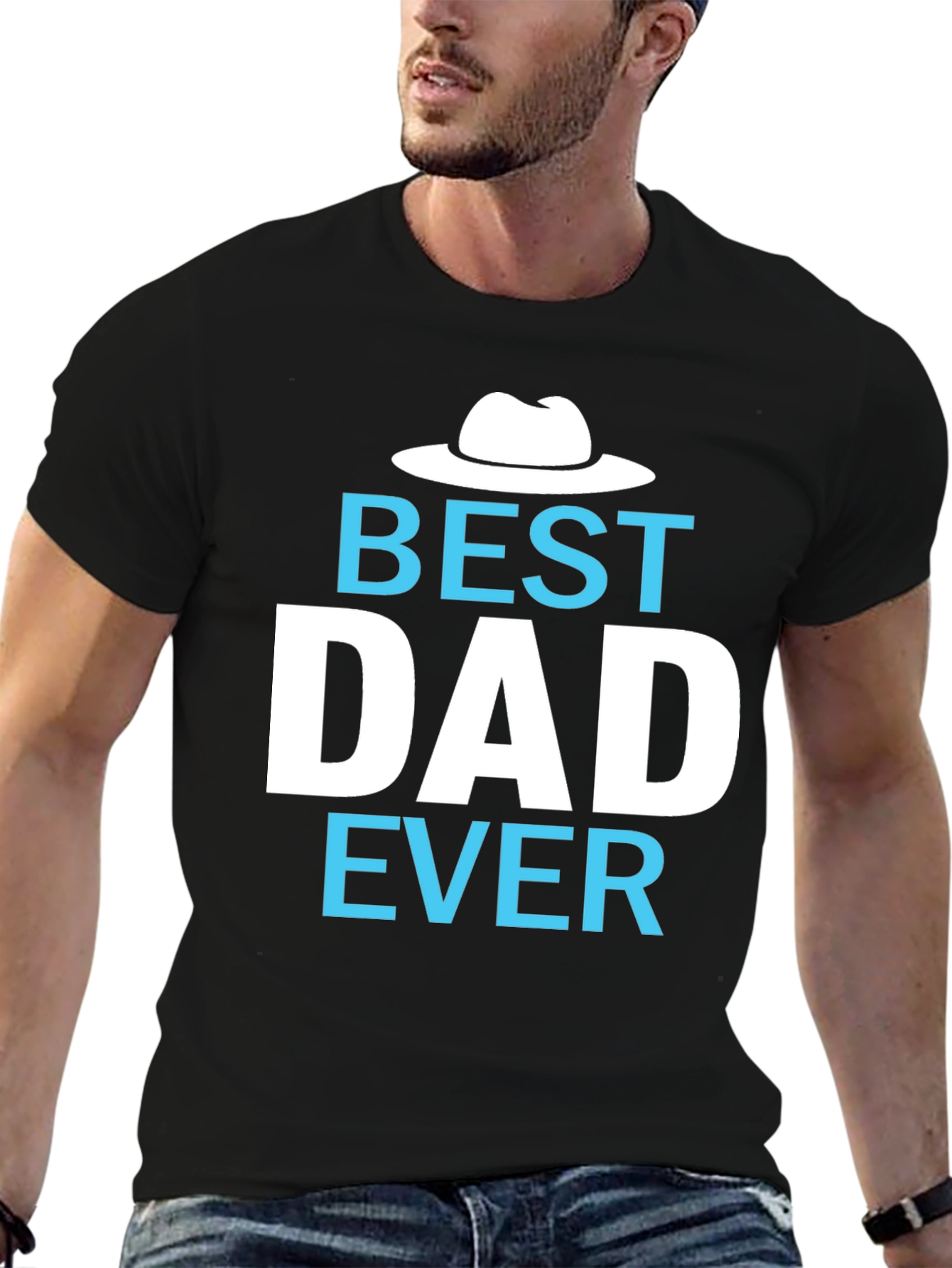 Best Dad Ever Graphic Tee - Fathers Day Gift