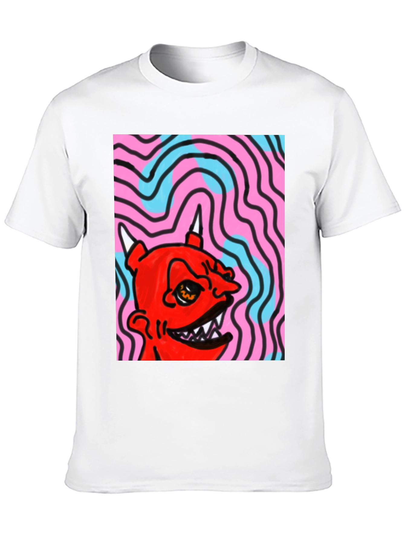 Devil Graphic Tee - Bold Statement Shirt