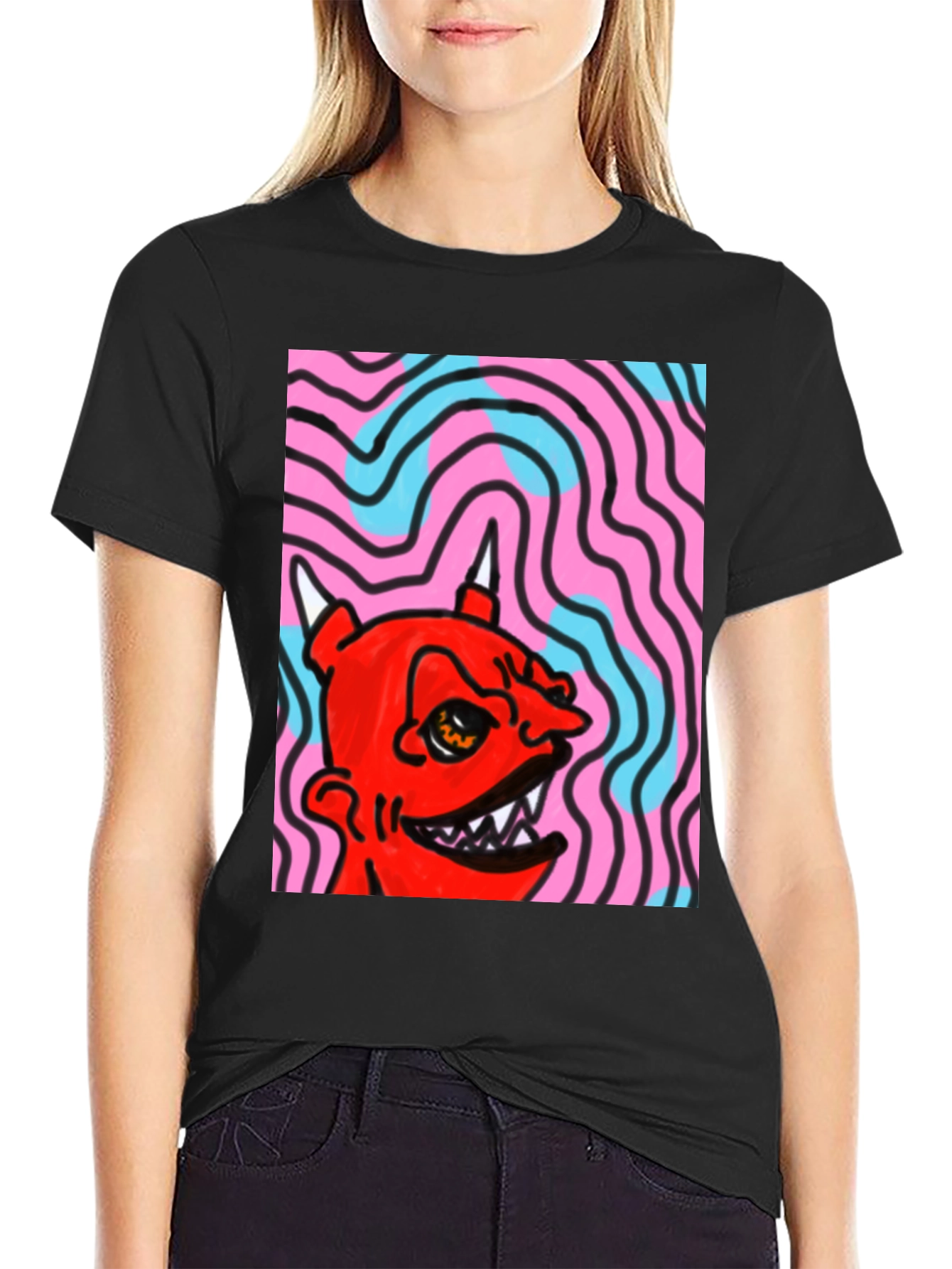Devil Graphic Tee - Bold Statement Shirt