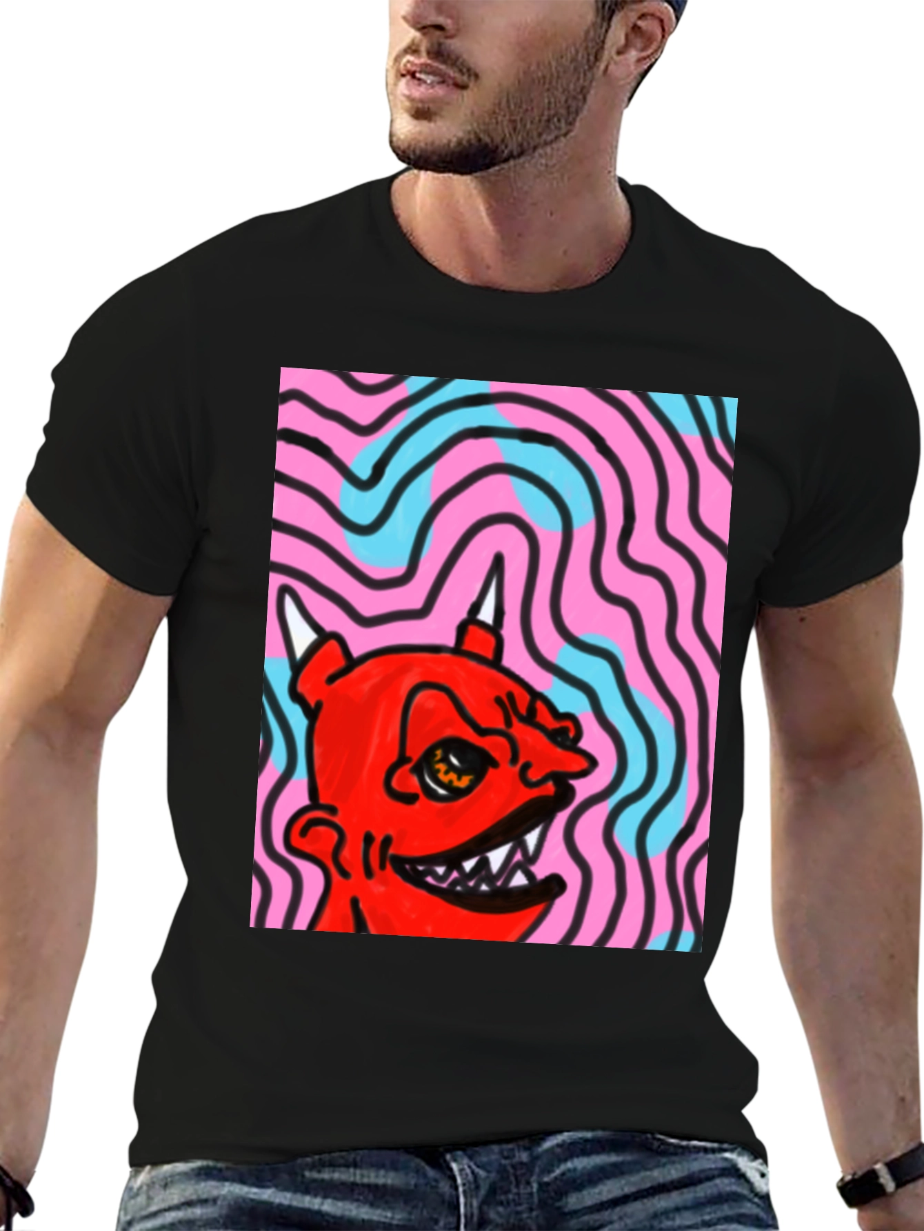 Devil Graphic Tee - Bold Statement Shirt