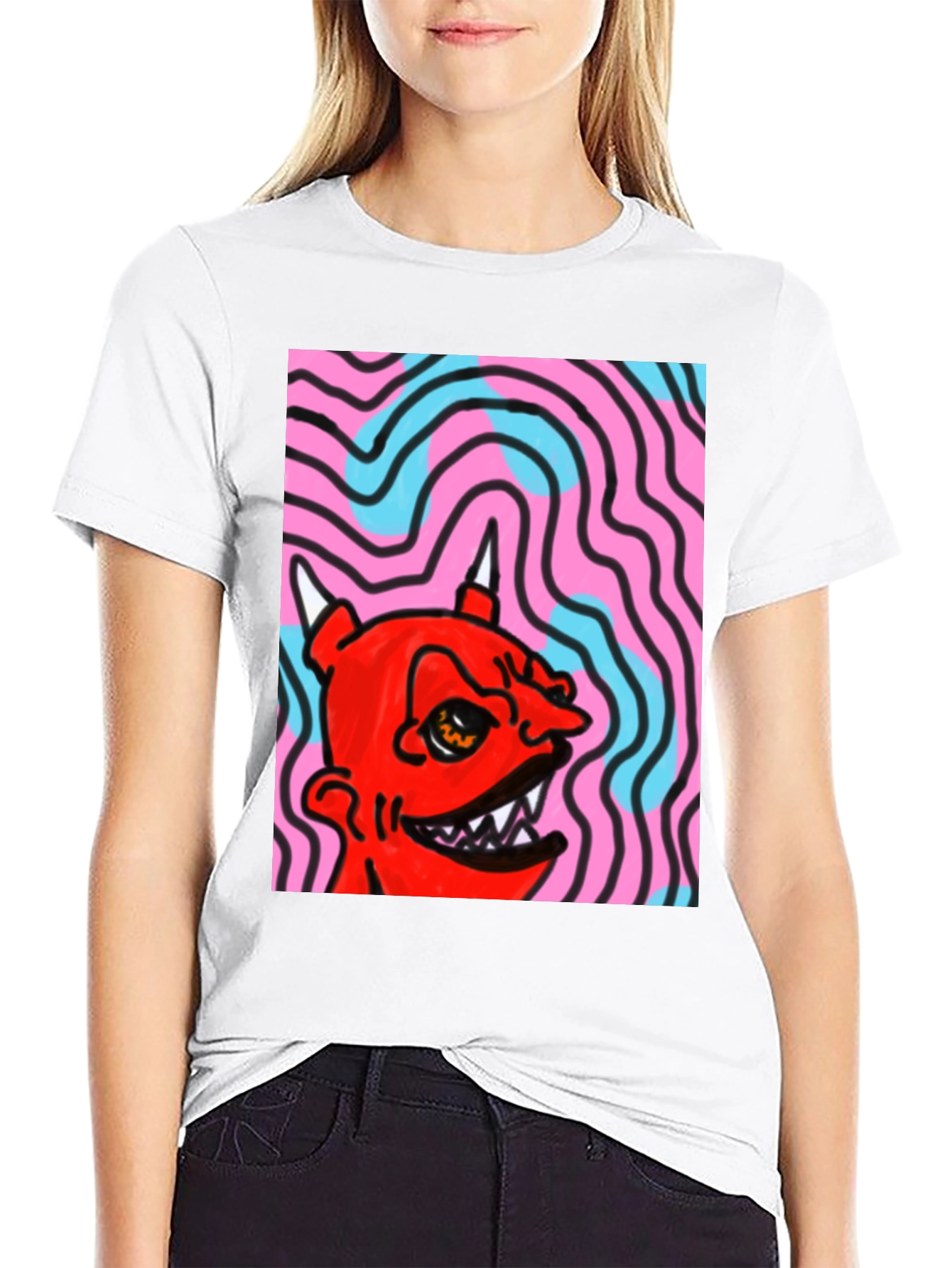 Devil Graphic Tee - Bold Statement Shirt