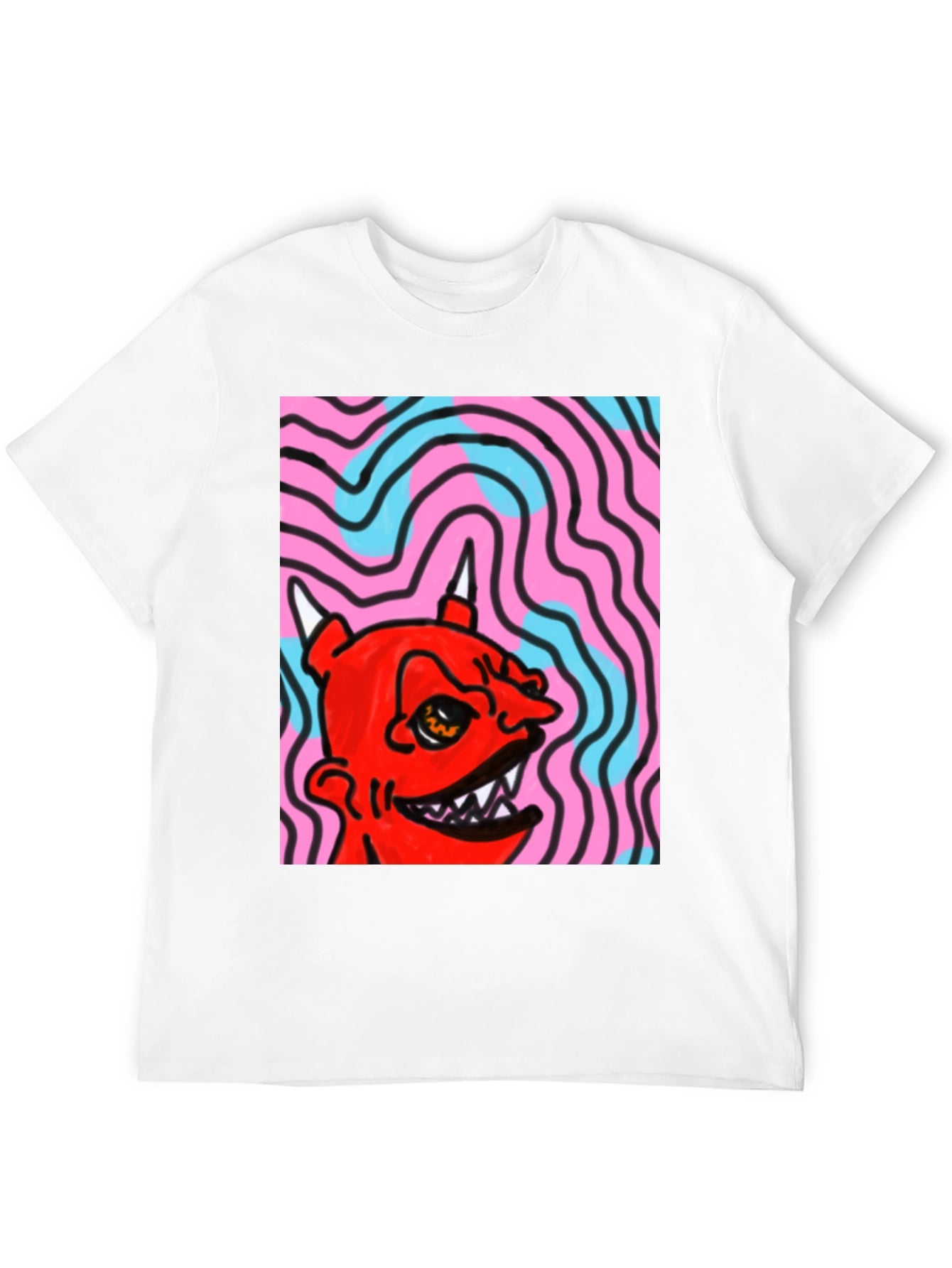 Devil Graphic Tee - Bold Statement Shirt
