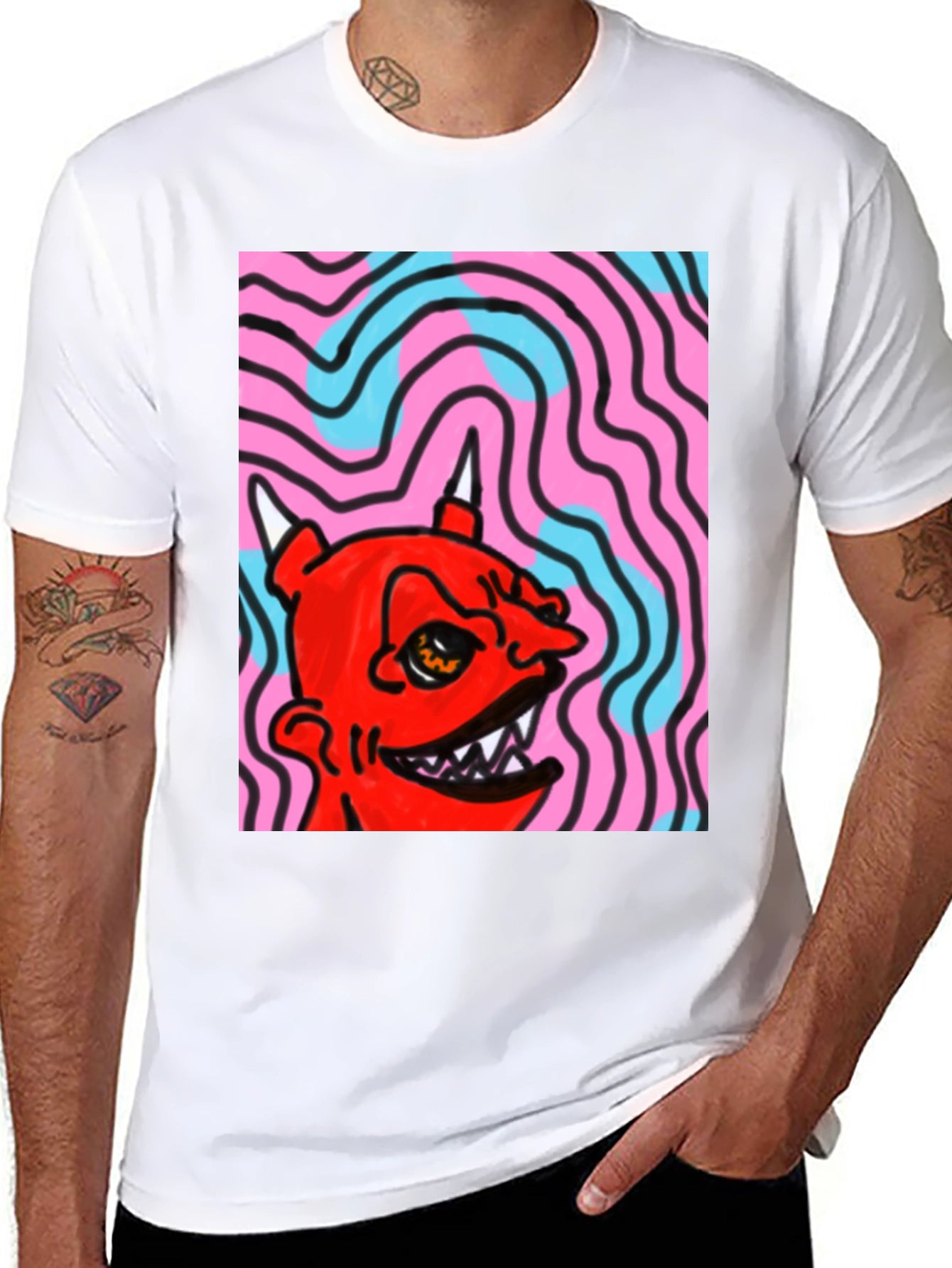 Devil Graphic Tee - Bold Statement Shirt