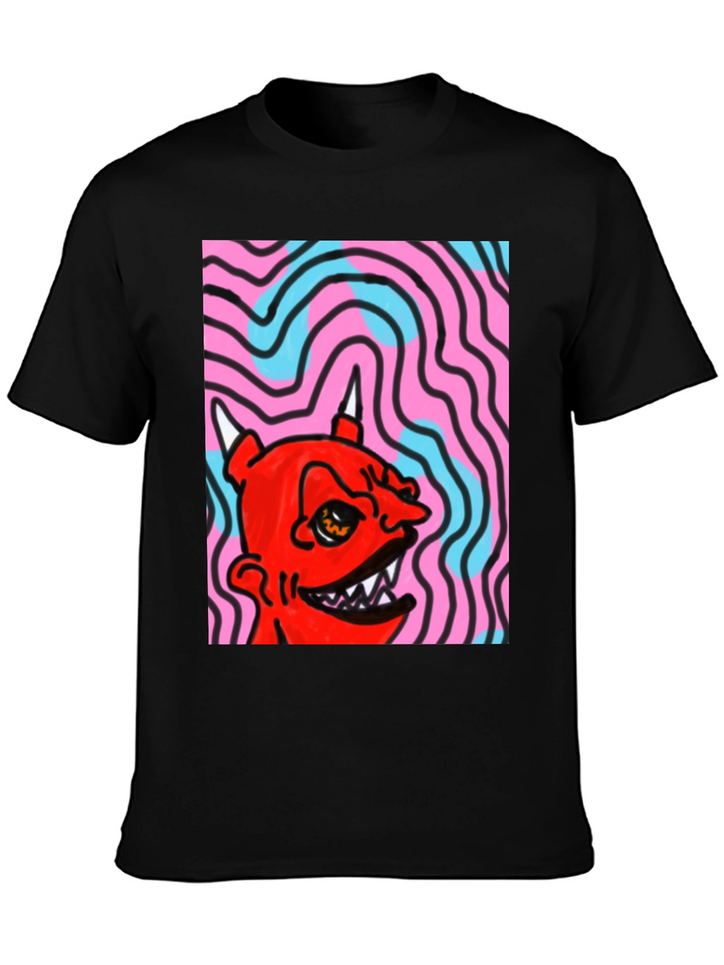 Devil Graphic Tee - Bold Statement Shirt