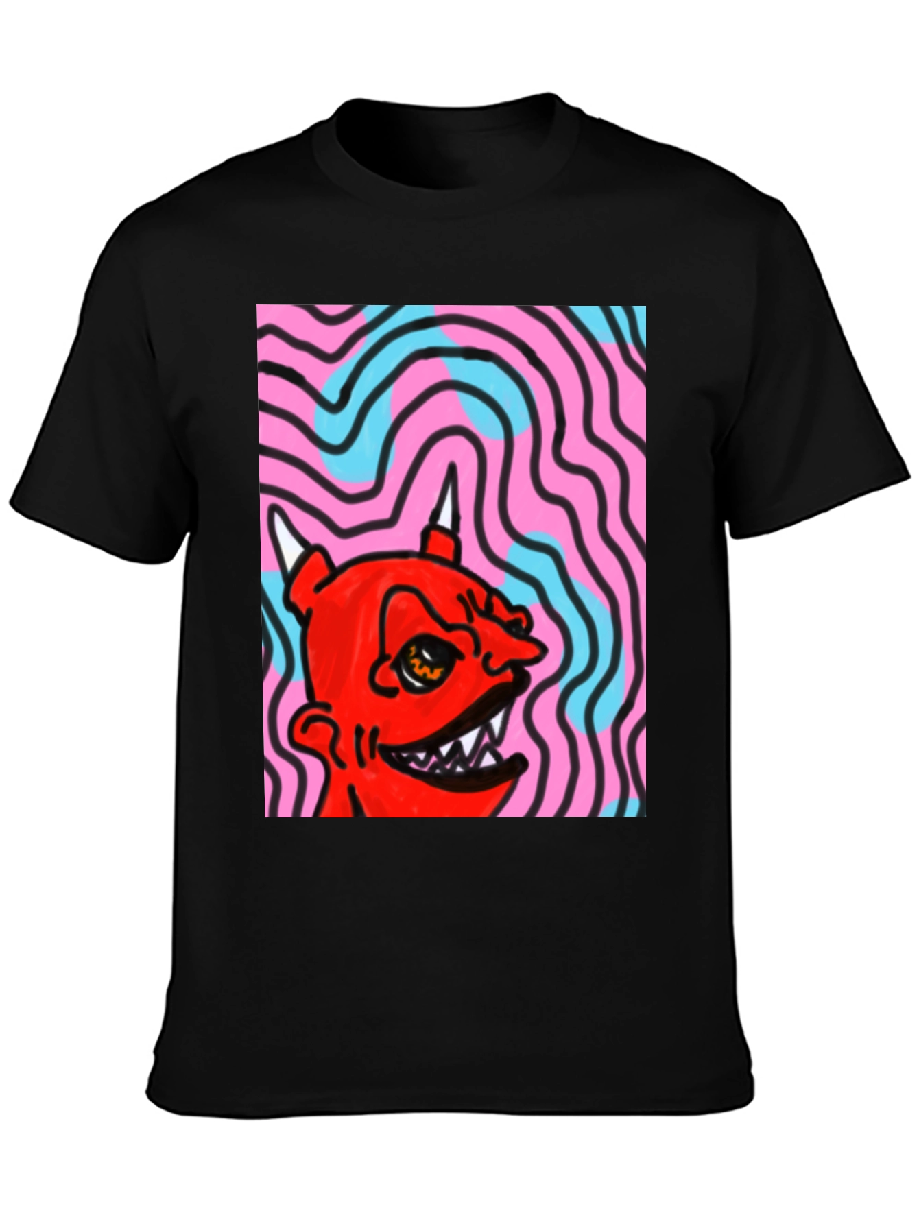 Devil Graphic Tee - Bold Statement Shirt