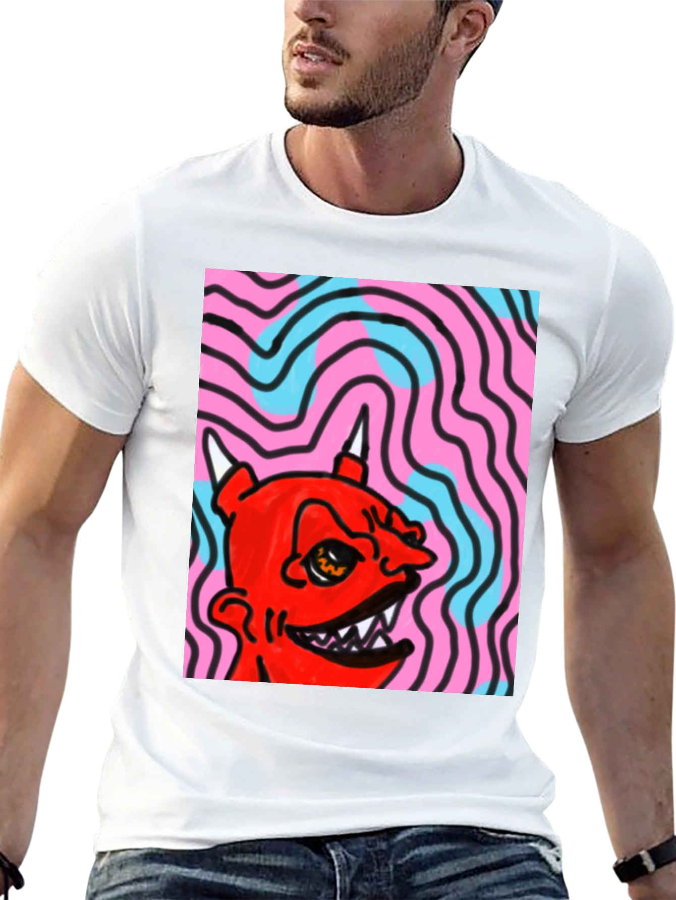 Devil Graphic Tee - Bold Statement Shirt