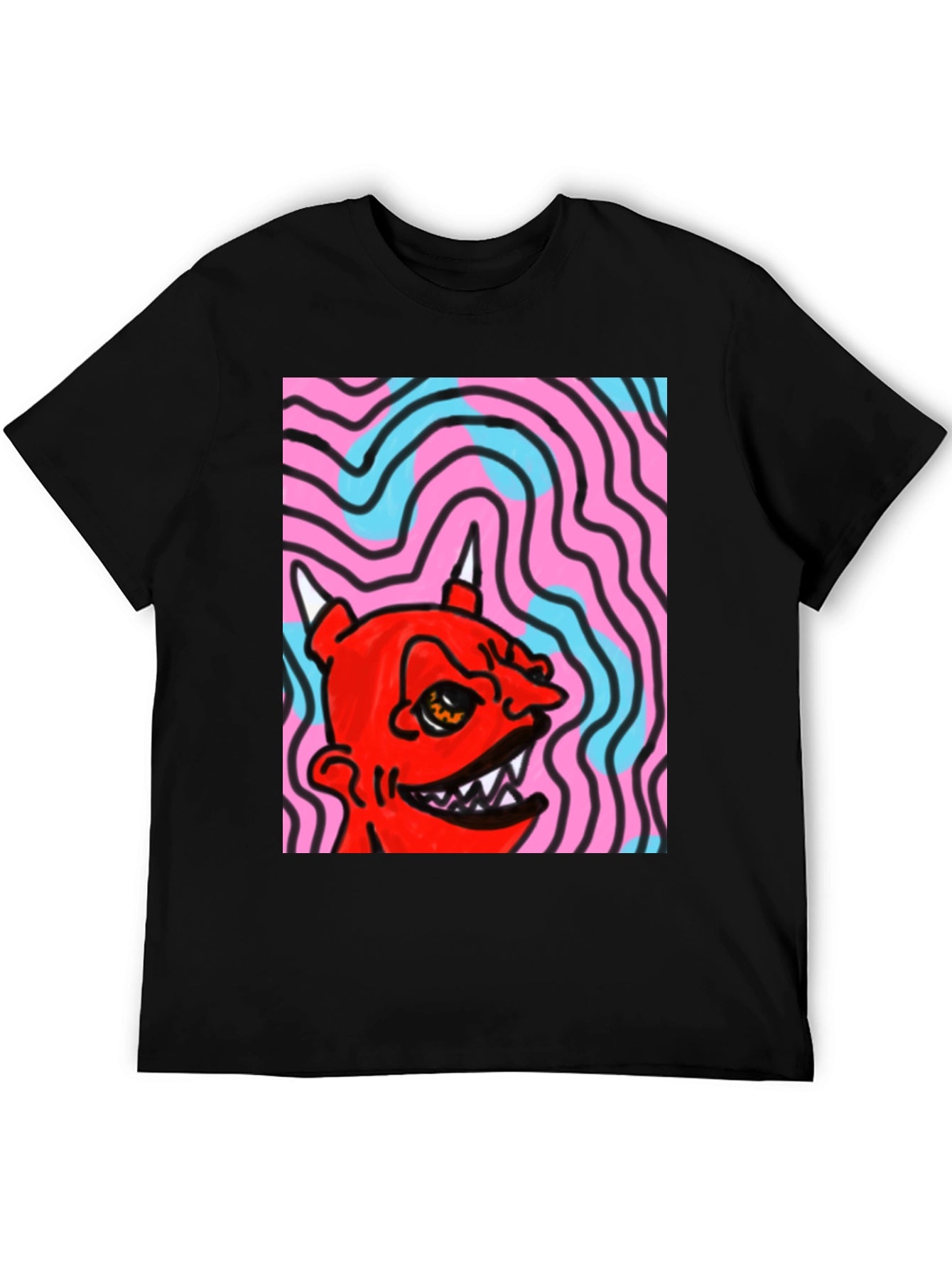 Devil Graphic Tee - Bold Statement Shirt