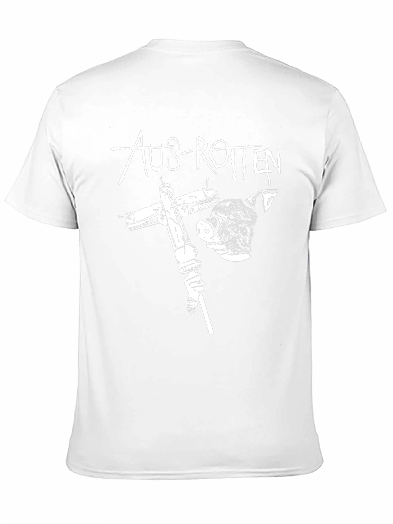 Aus-Rotten Black Graphic Tee