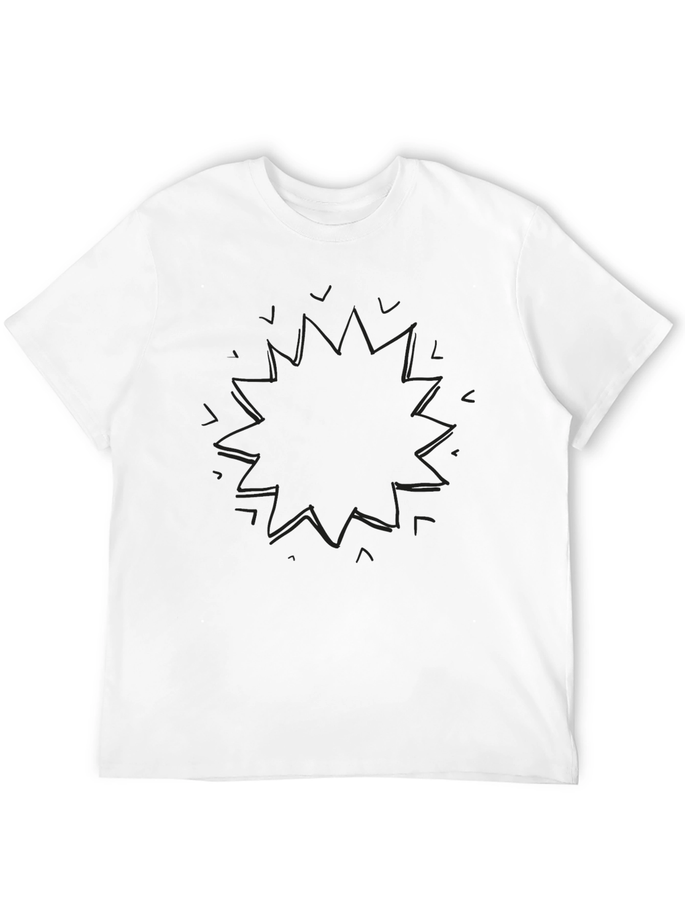 Classic Black Crew Neck T-Shirt - Stylish & Comfortable