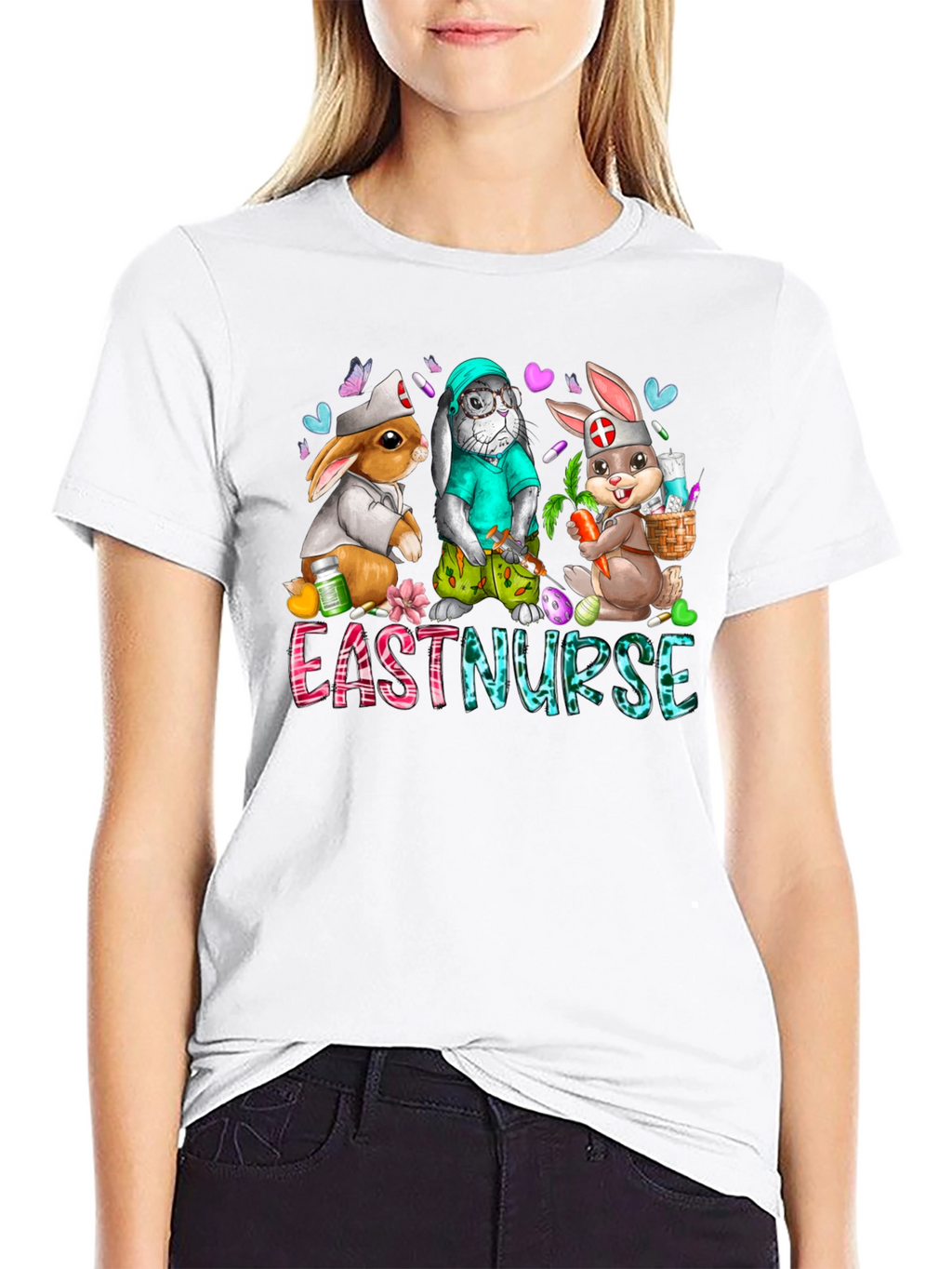 Easter Nurse Bunny T-Shirt