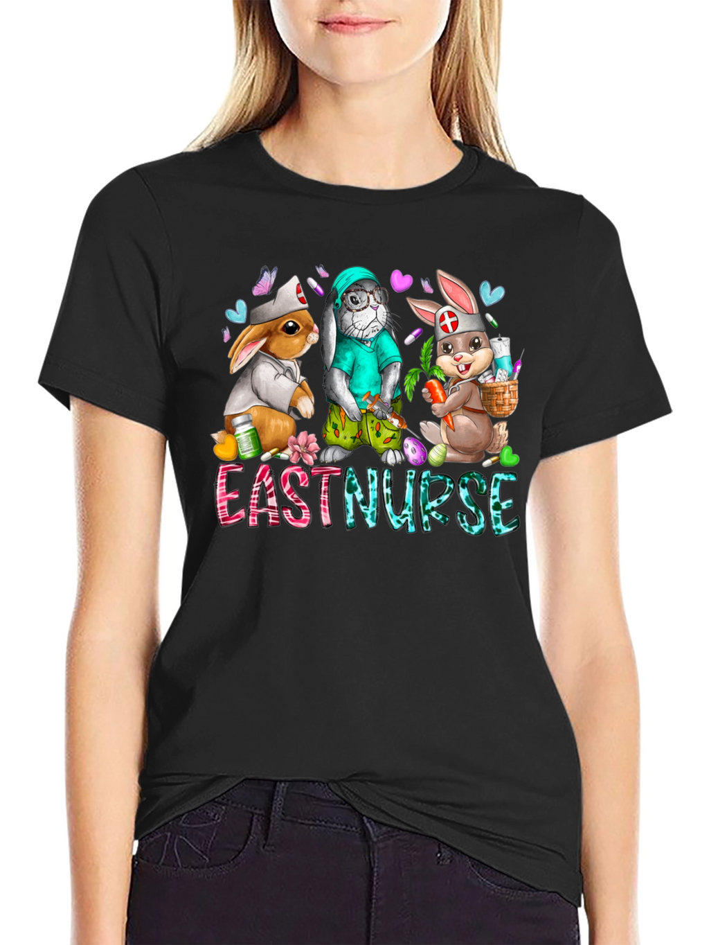Easter Nurse Bunny T-Shirt