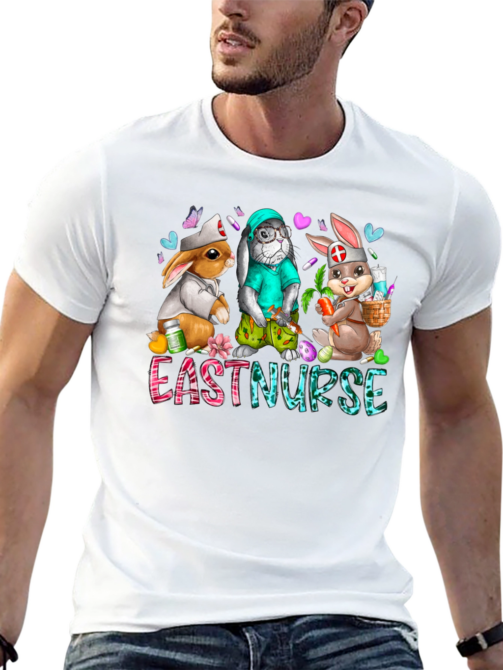 Easter Nurse Bunny T-Shirt