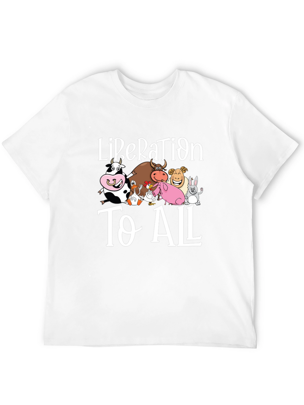 Liberation to All Graphic Print T-Shirt