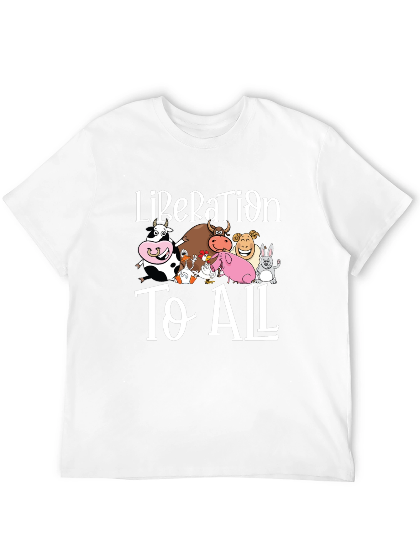 Liberation to All Graphic Print T-Shirt