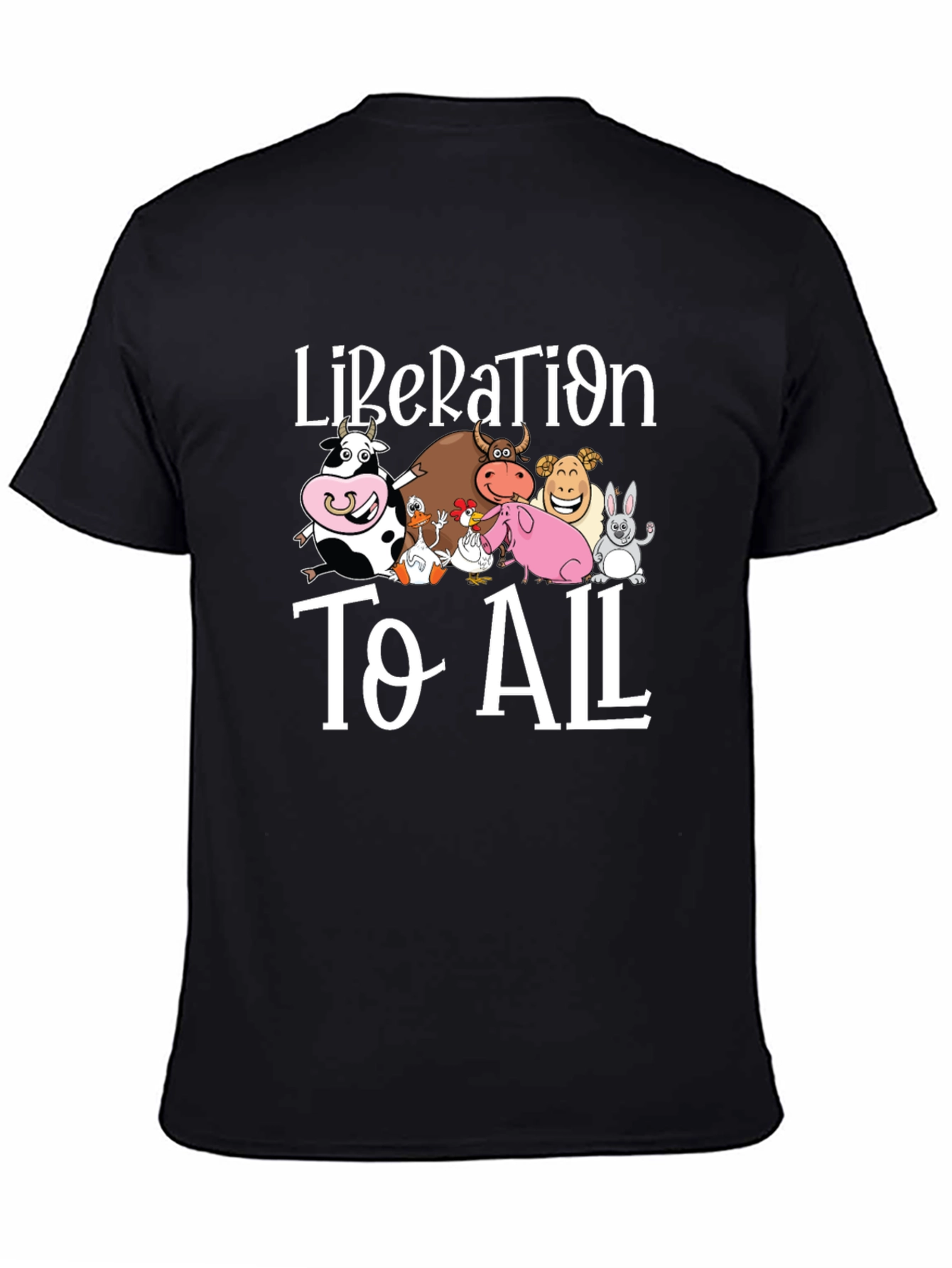 Liberation to All Graphic Print T-Shirt