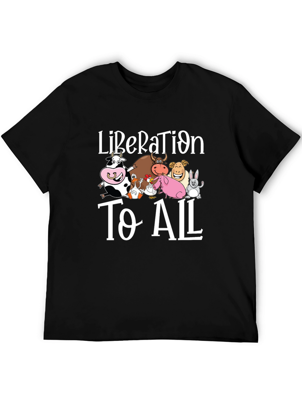 Liberation to All Graphic Print T-Shirt