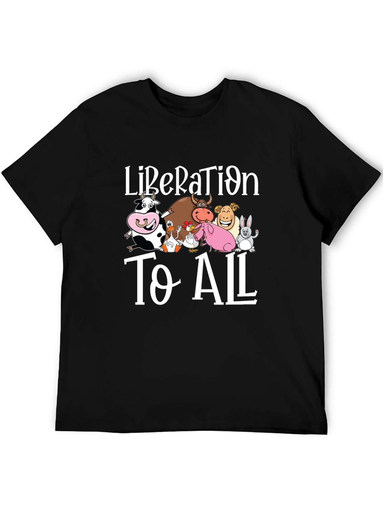 Liberation to All Graphic Print T-Shirt
