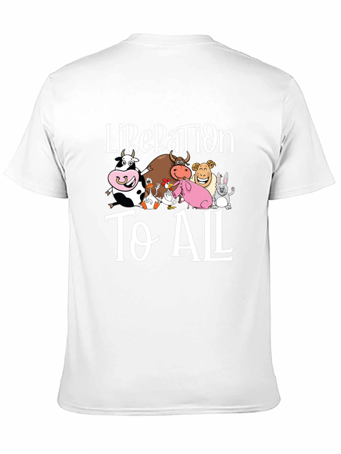 Liberation to All Graphic Print T-Shirt