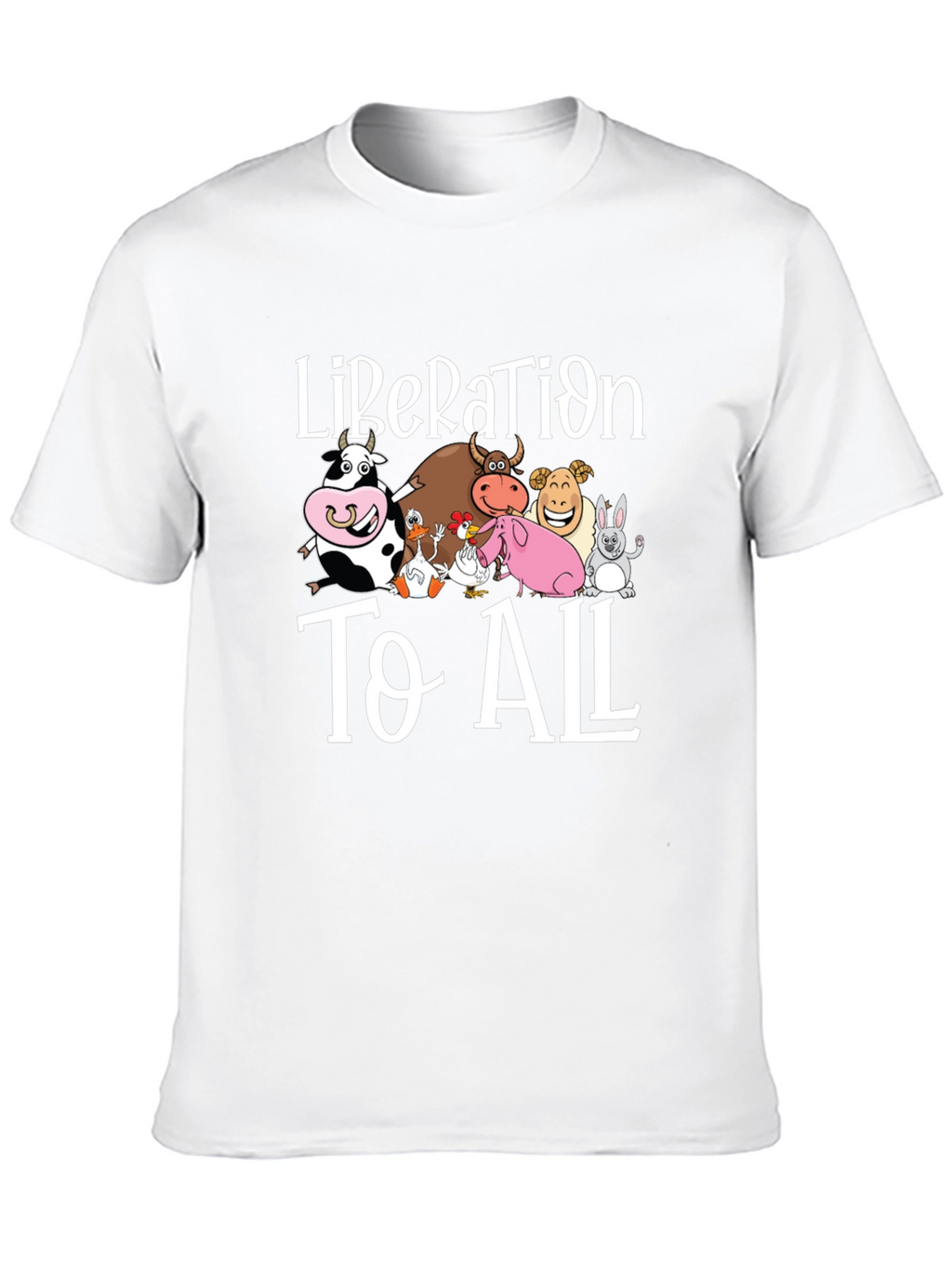 Liberation to All Graphic Print T-Shirt