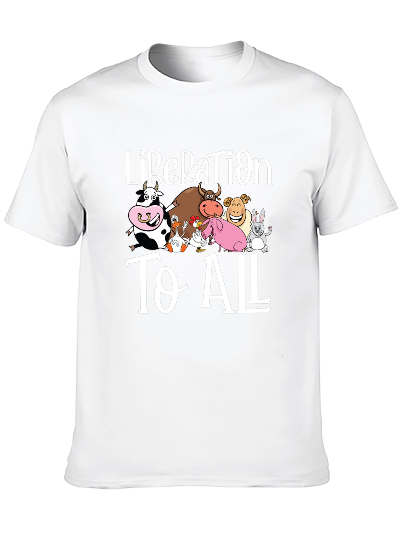 Liberation to All Graphic Print T-Shirt