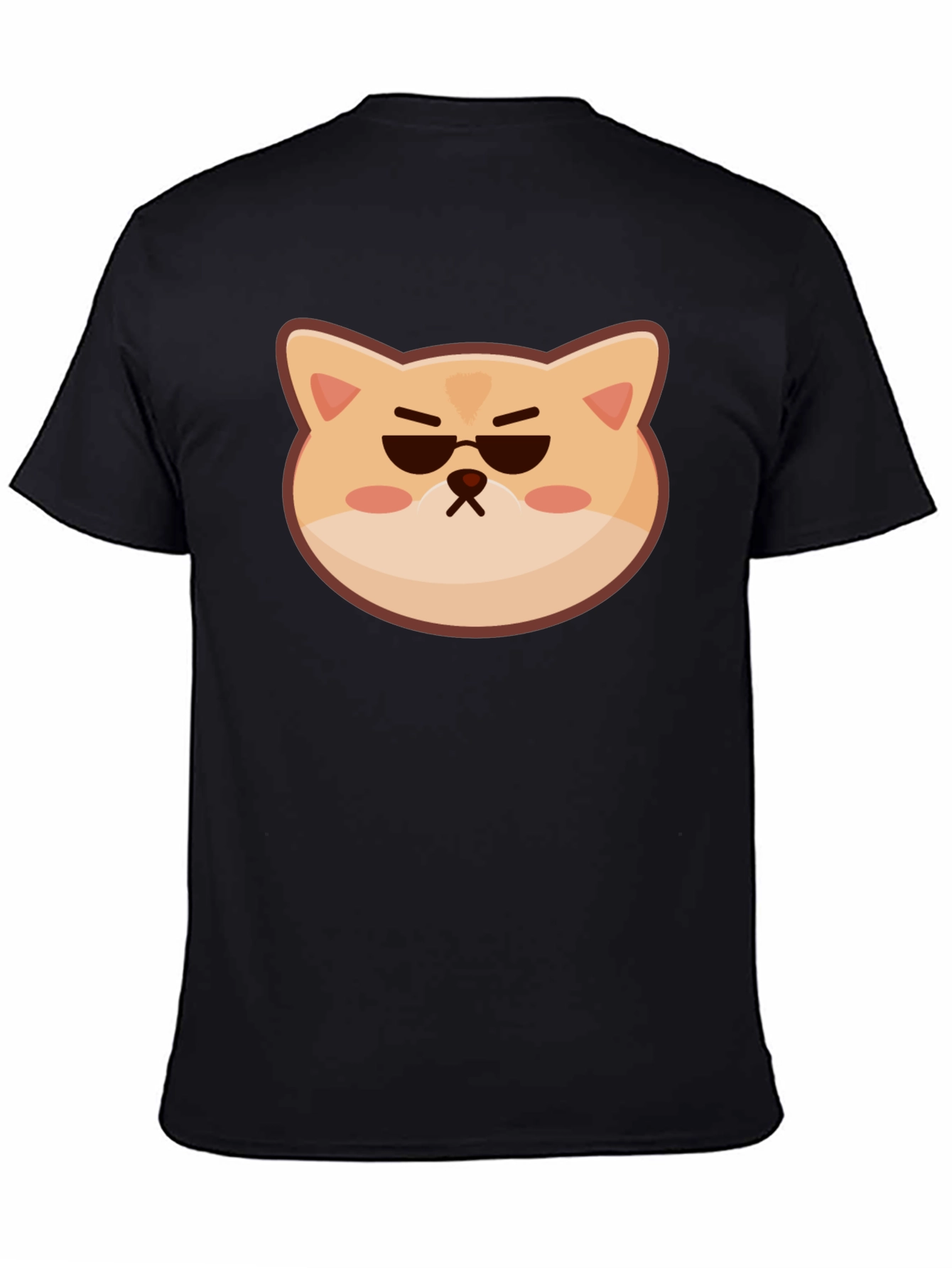Cool Cat Graphic Tee - Unisex Black T-Shirt
