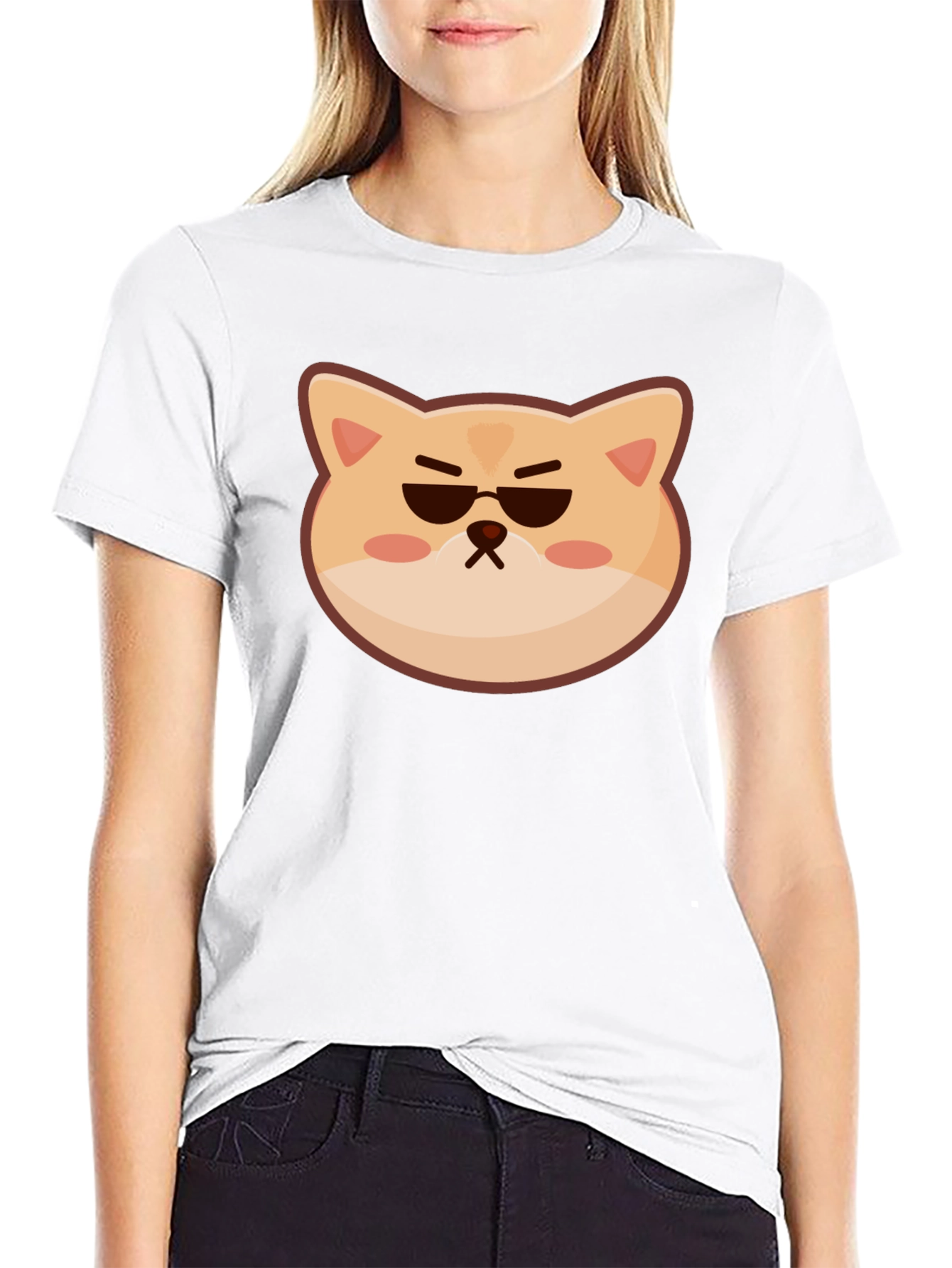 Cool Cat Graphic Tee - Unisex Black T-Shirt