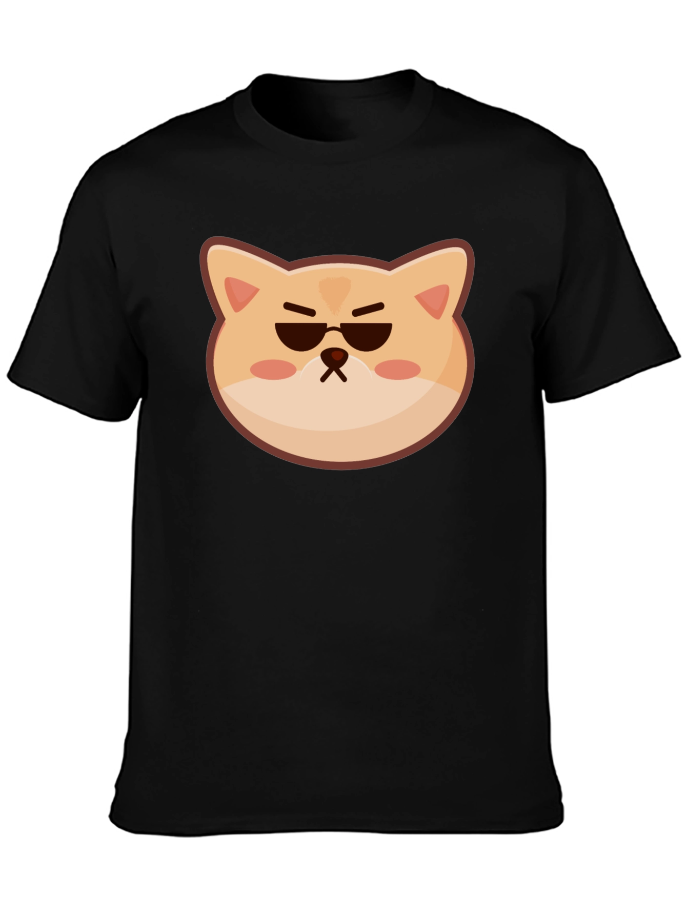 Cool Cat Graphic Tee - Unisex Black T-Shirt
