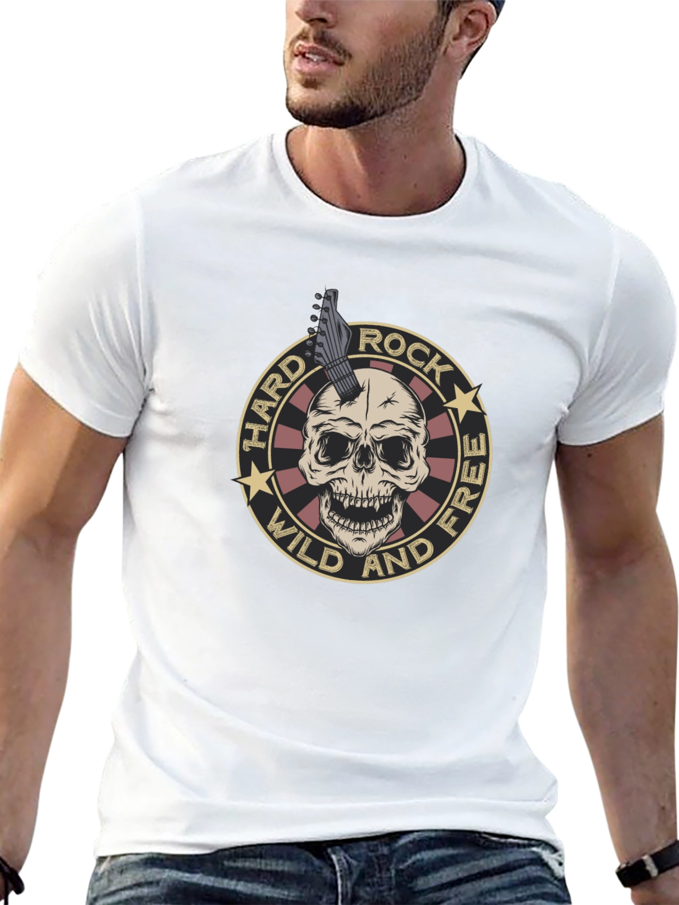 Hard Rock Skull Graphic Tee - Wild & Free