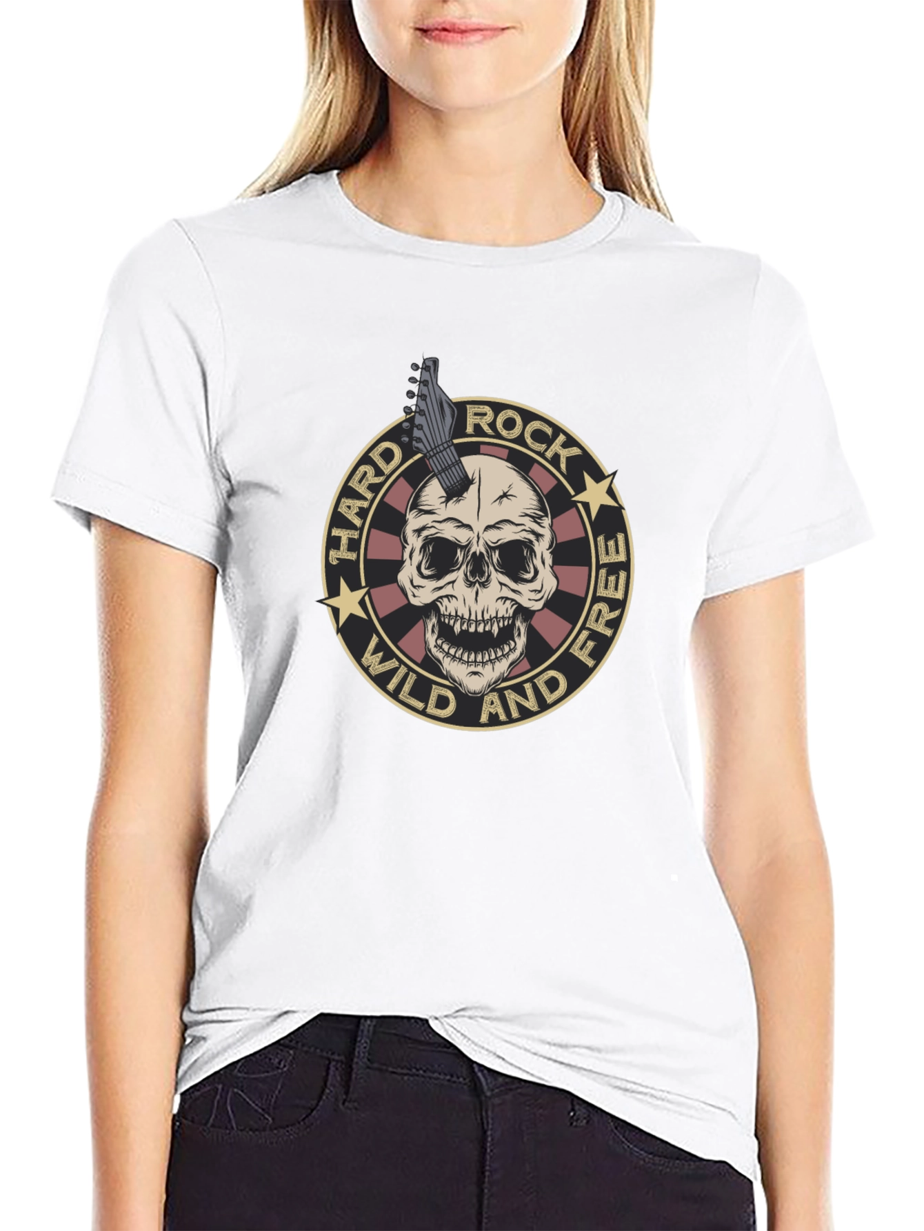 Hard Rock Skull Graphic Tee - Wild & Free