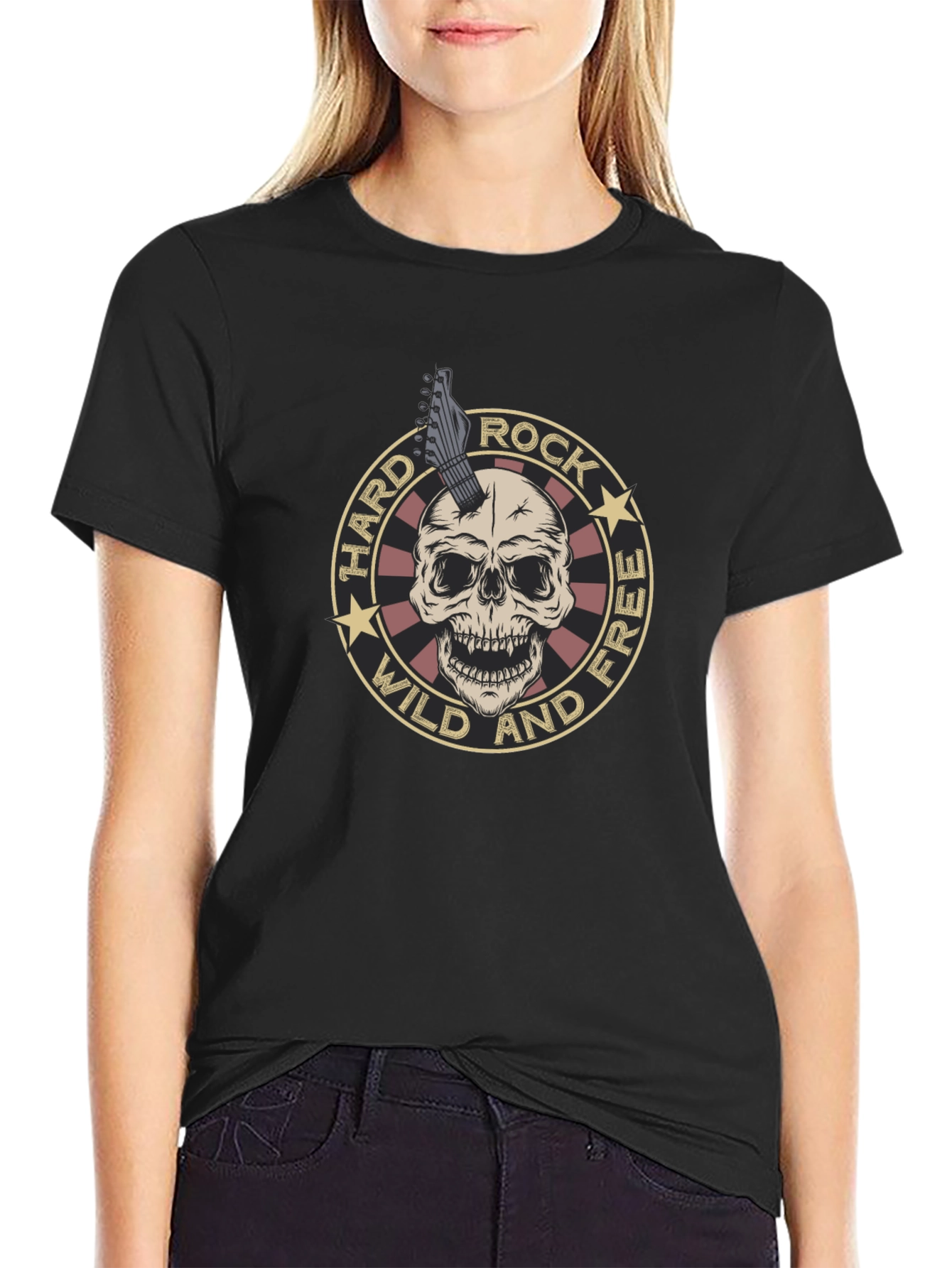 Hard Rock Skull Graphic Tee - Wild & Free