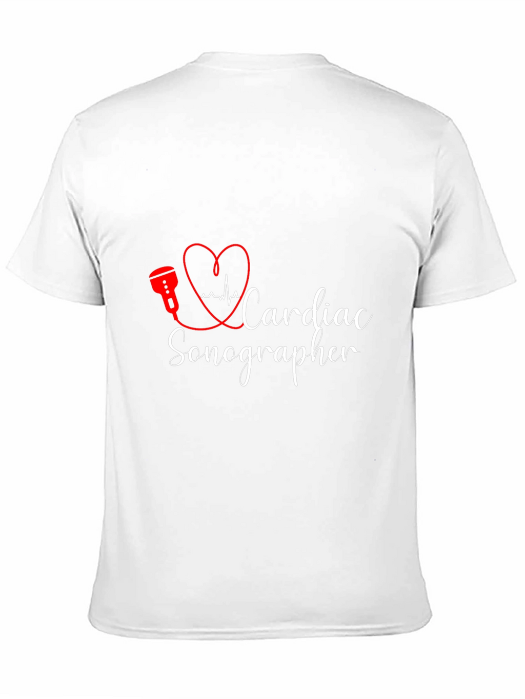 Cardiac Sonographer Black T-Shirt