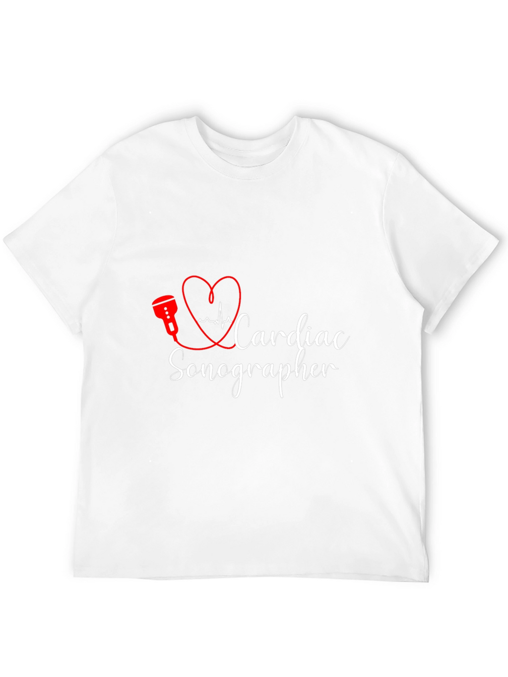 Cardiac Sonographer Black T-Shirt