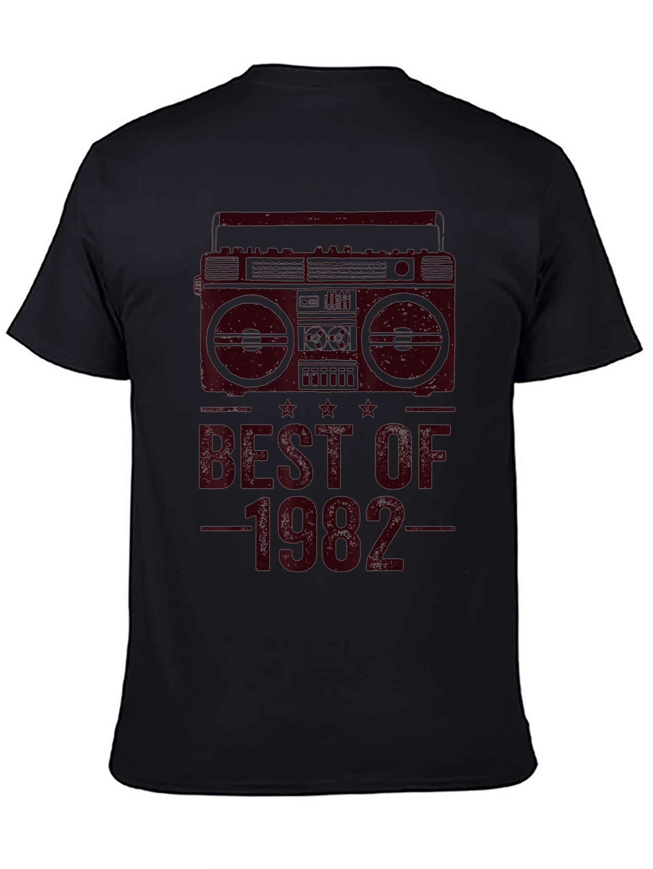 Best of 1982 Boombox Graphic Tee - Retro Style