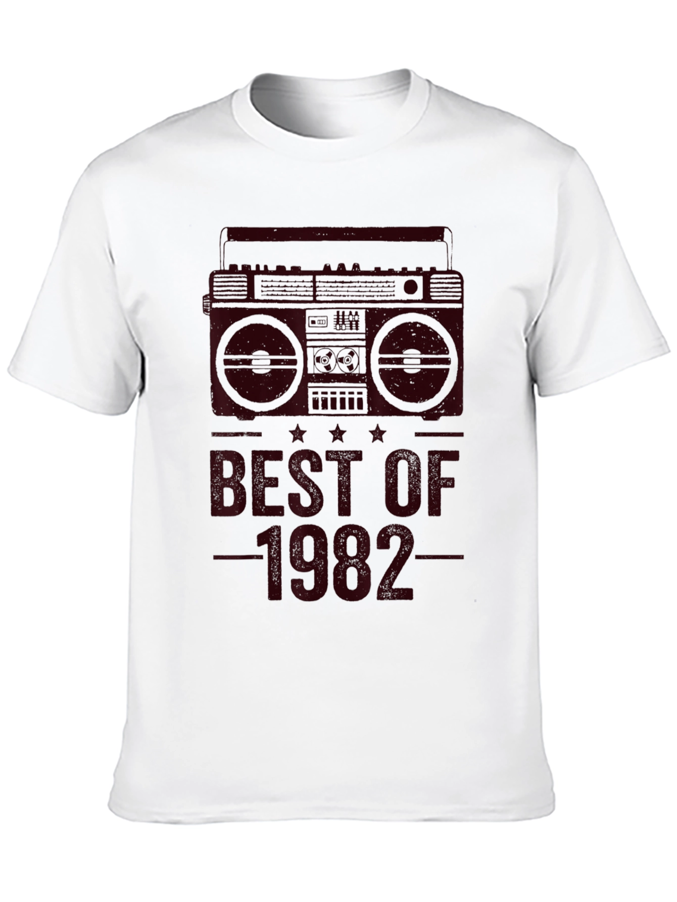 Best of 1982 Boombox Graphic Tee - Retro Style