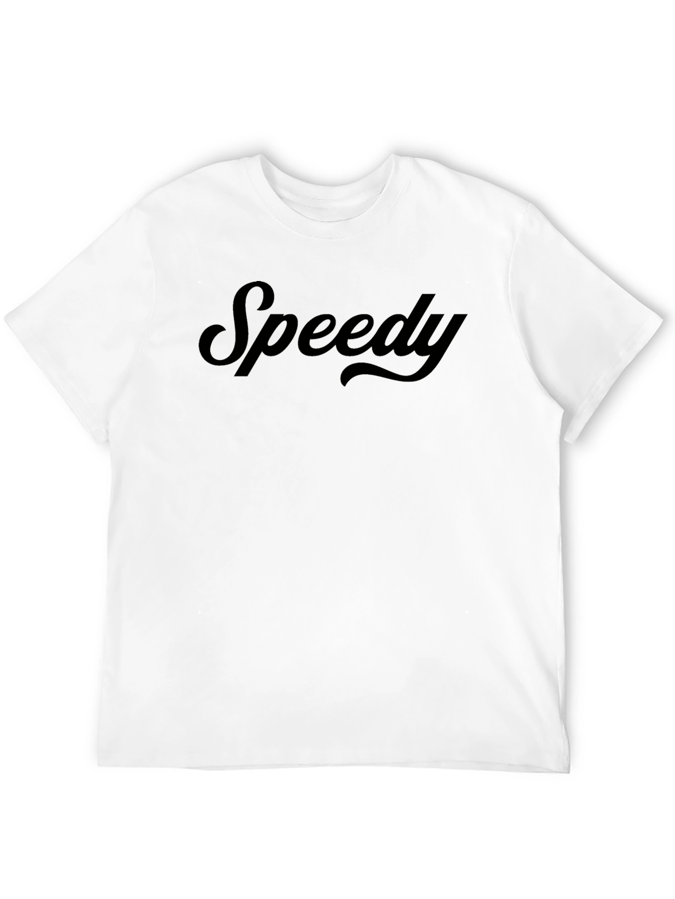 Speedy Graphic Tee - Premium Black Cotton T-Shirt