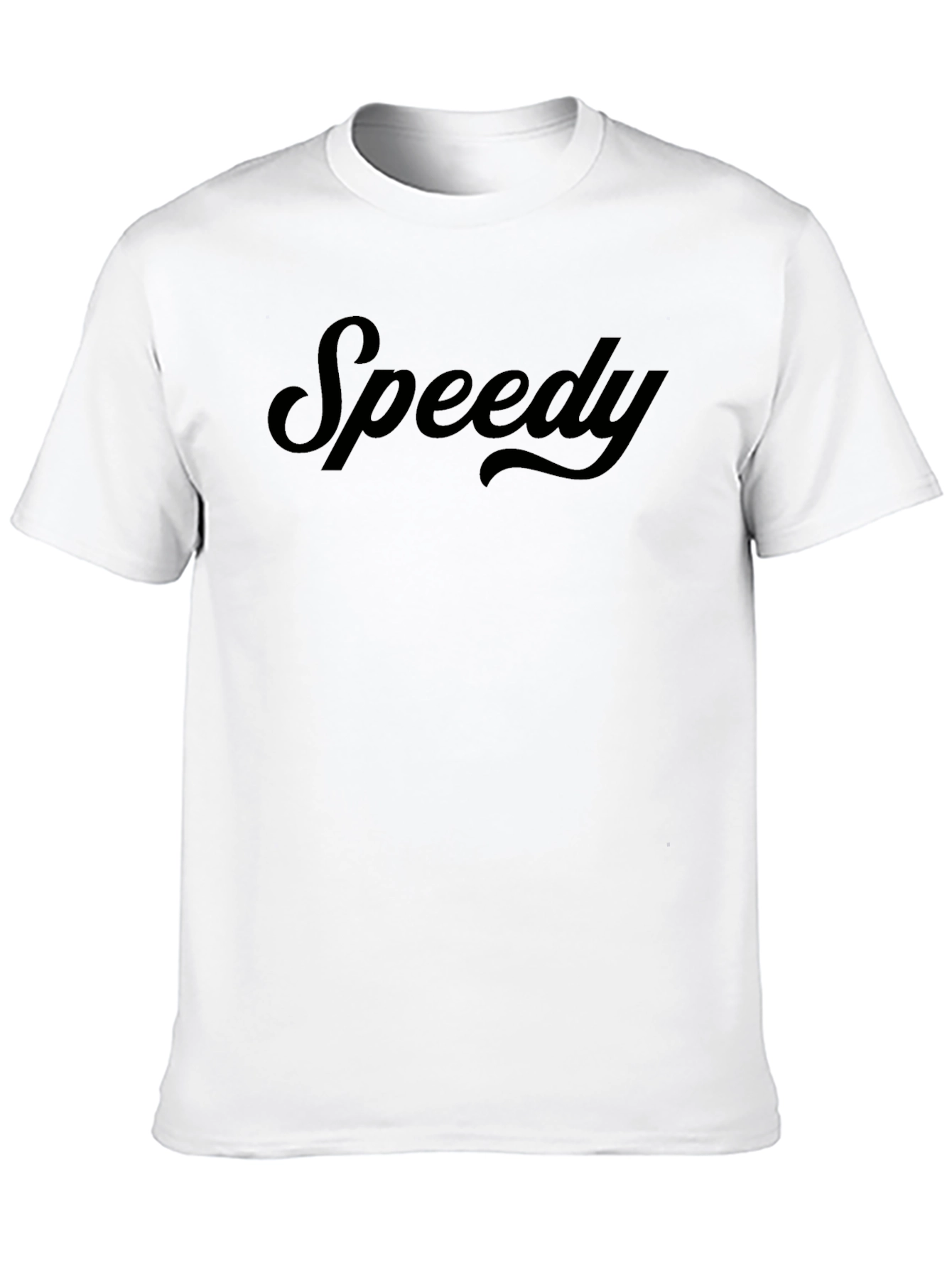 Speedy Graphic Tee - Premium Black Cotton T-Shirt