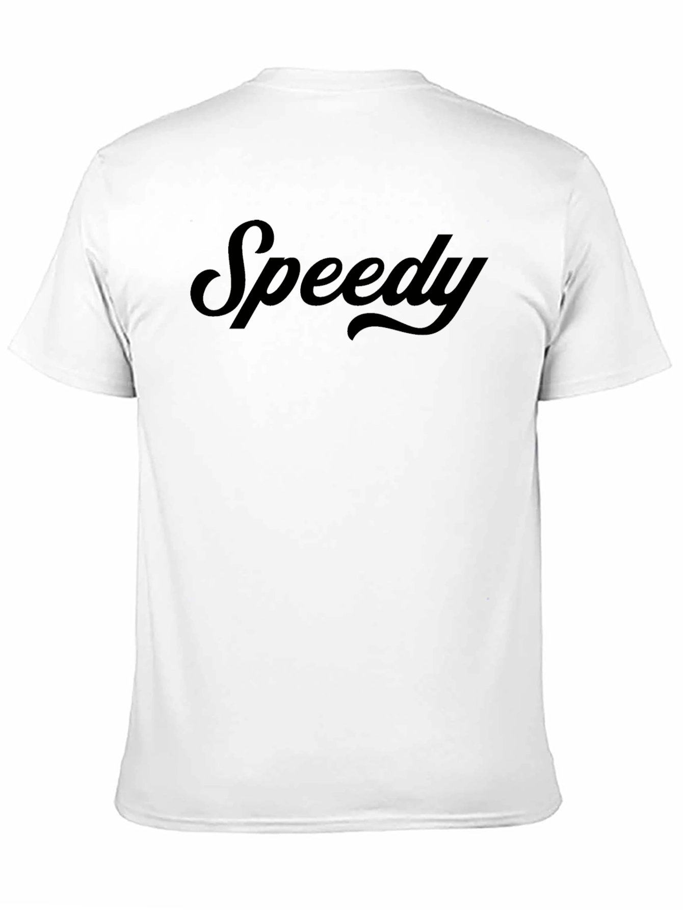 Speedy Graphic Tee - Premium Black Cotton T-Shirt